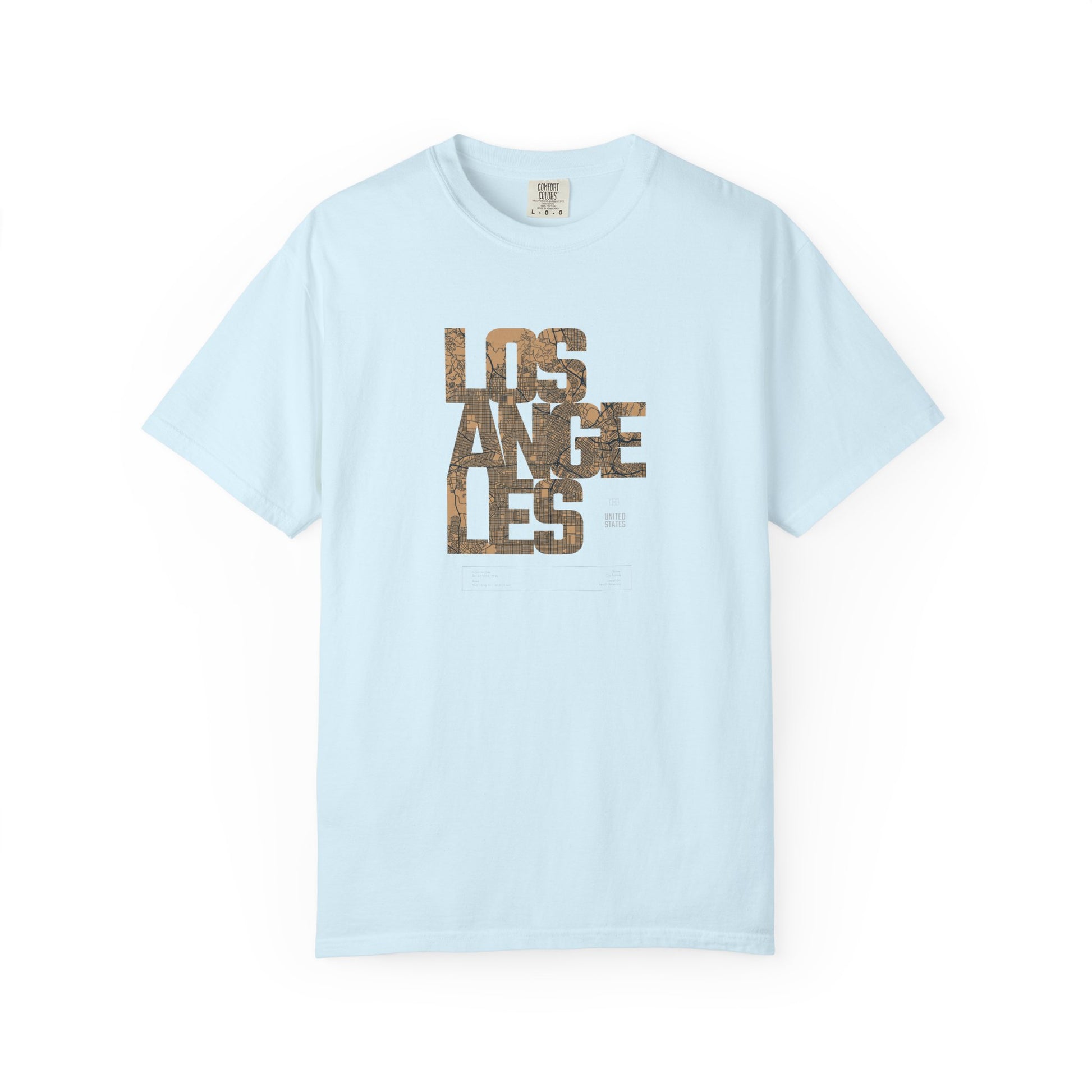 Los Angeles Camo Text T-Shirt — City Graphic Tee
