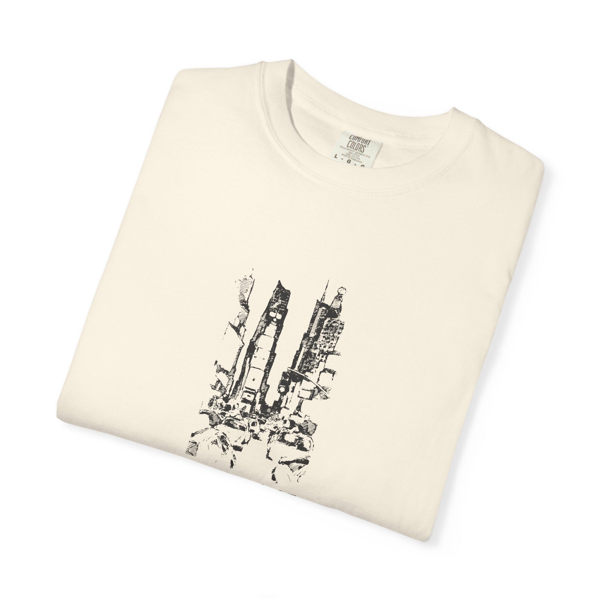 T-Shirt — Minimal Desert Cactus Sketch Tee (I Paint Smallcaps)
