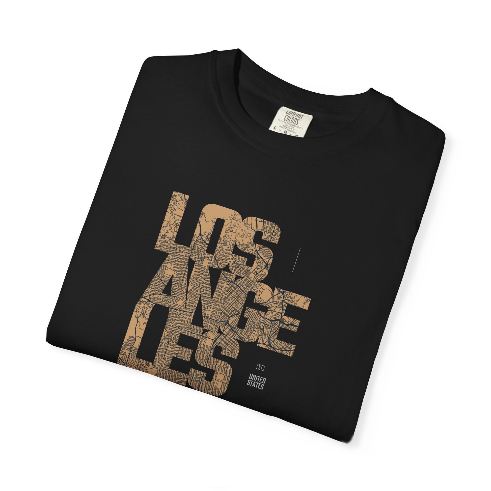 Los Angeles Camo Text T-Shirt — City Graphic Tee