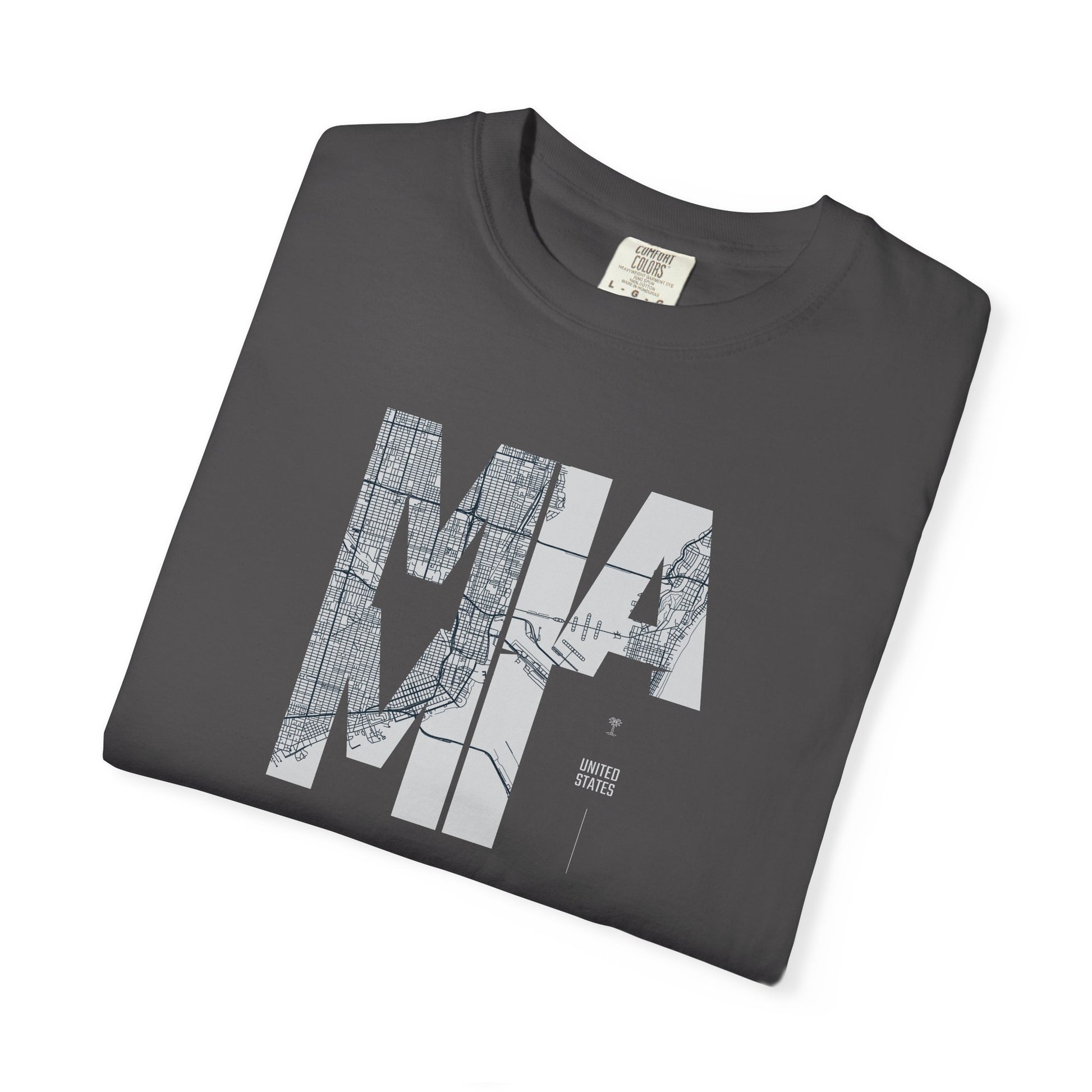 MIA Surf Photo Graphic T-Shirt — Distressed Beach Vibes Tee