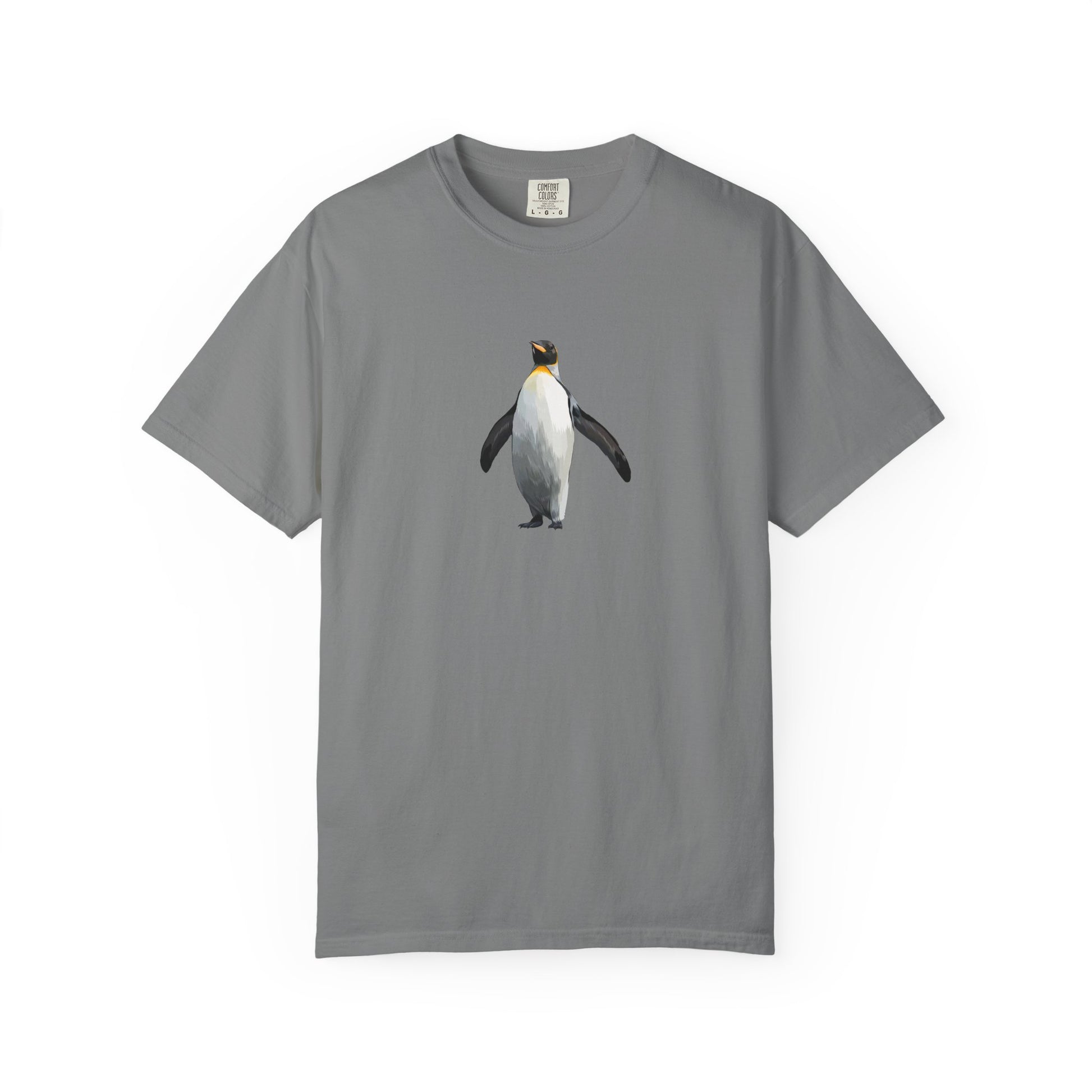 Penguin Graphic T-Shirt – Minimal King Penguin Illustration world