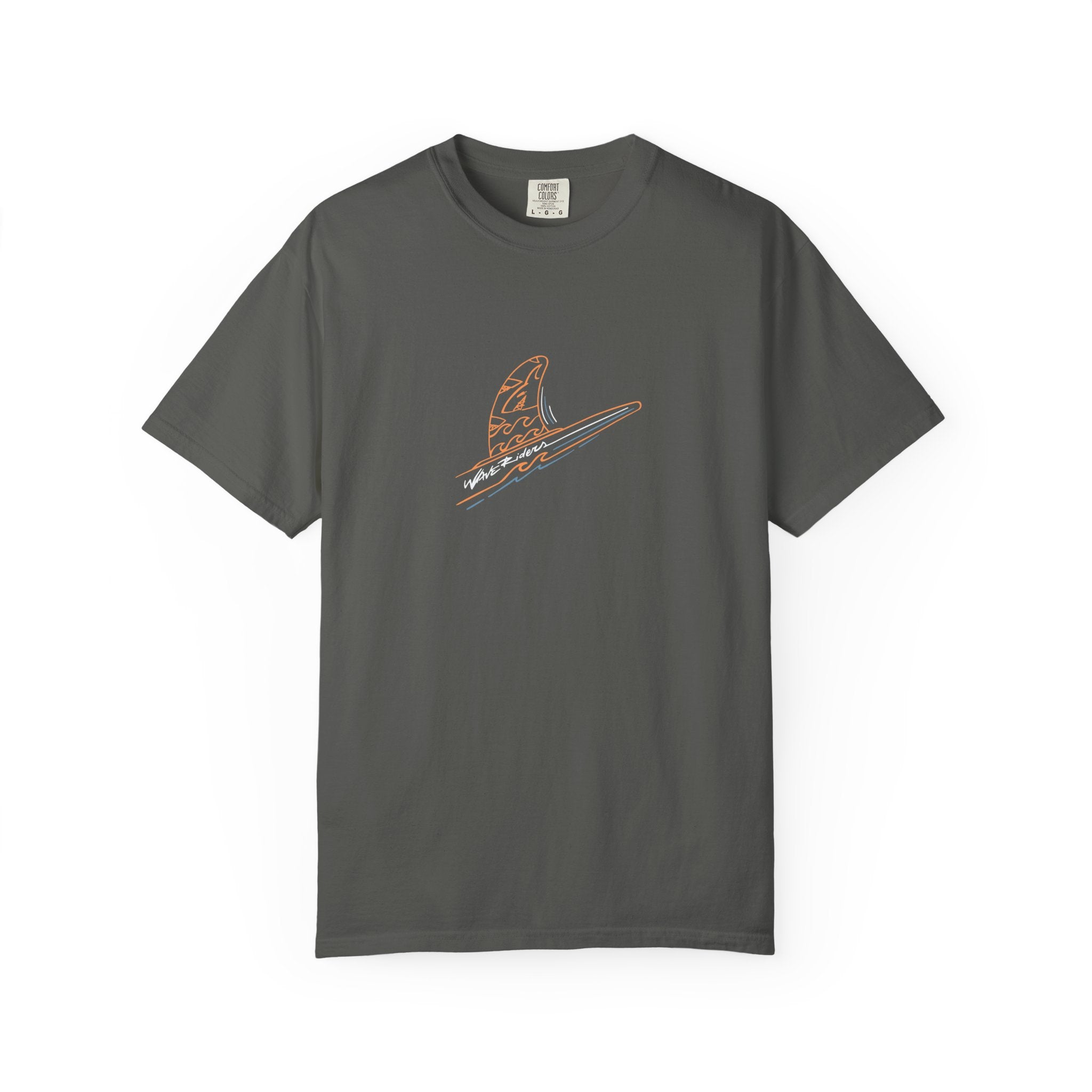 Minimal Surfboard Fin Graphic T-Shirt | Wave Rider Design