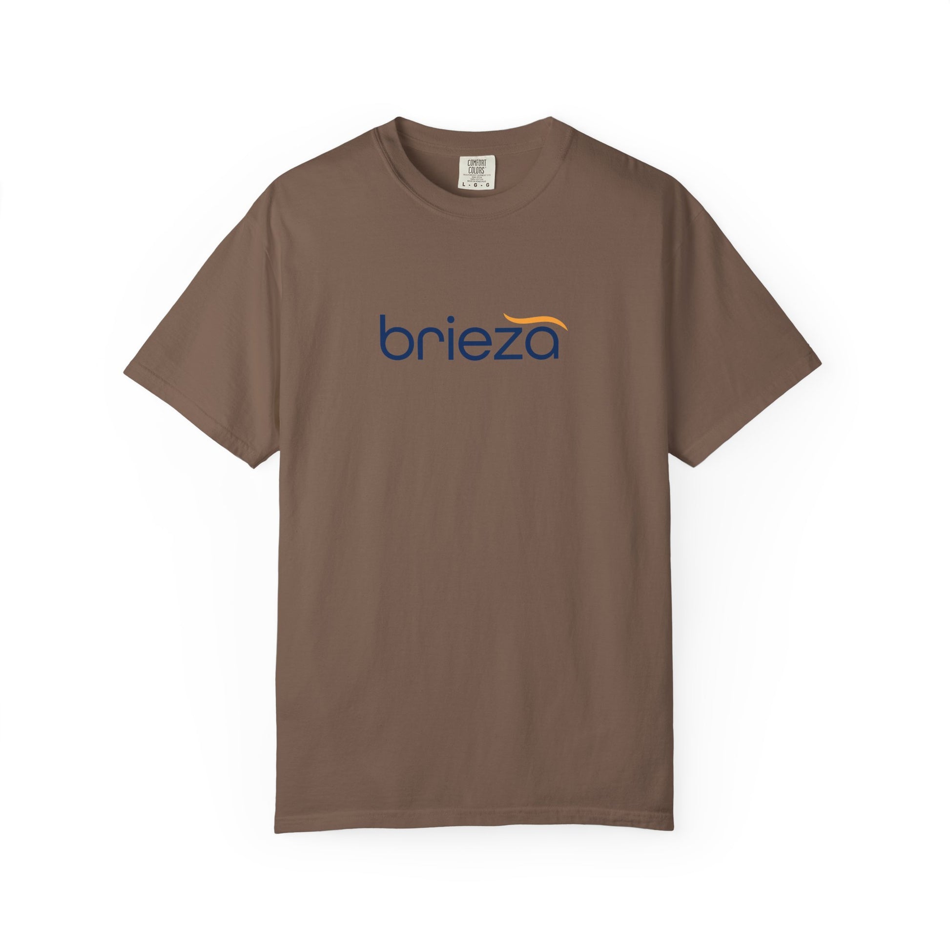 brown brieza logo graphic tee