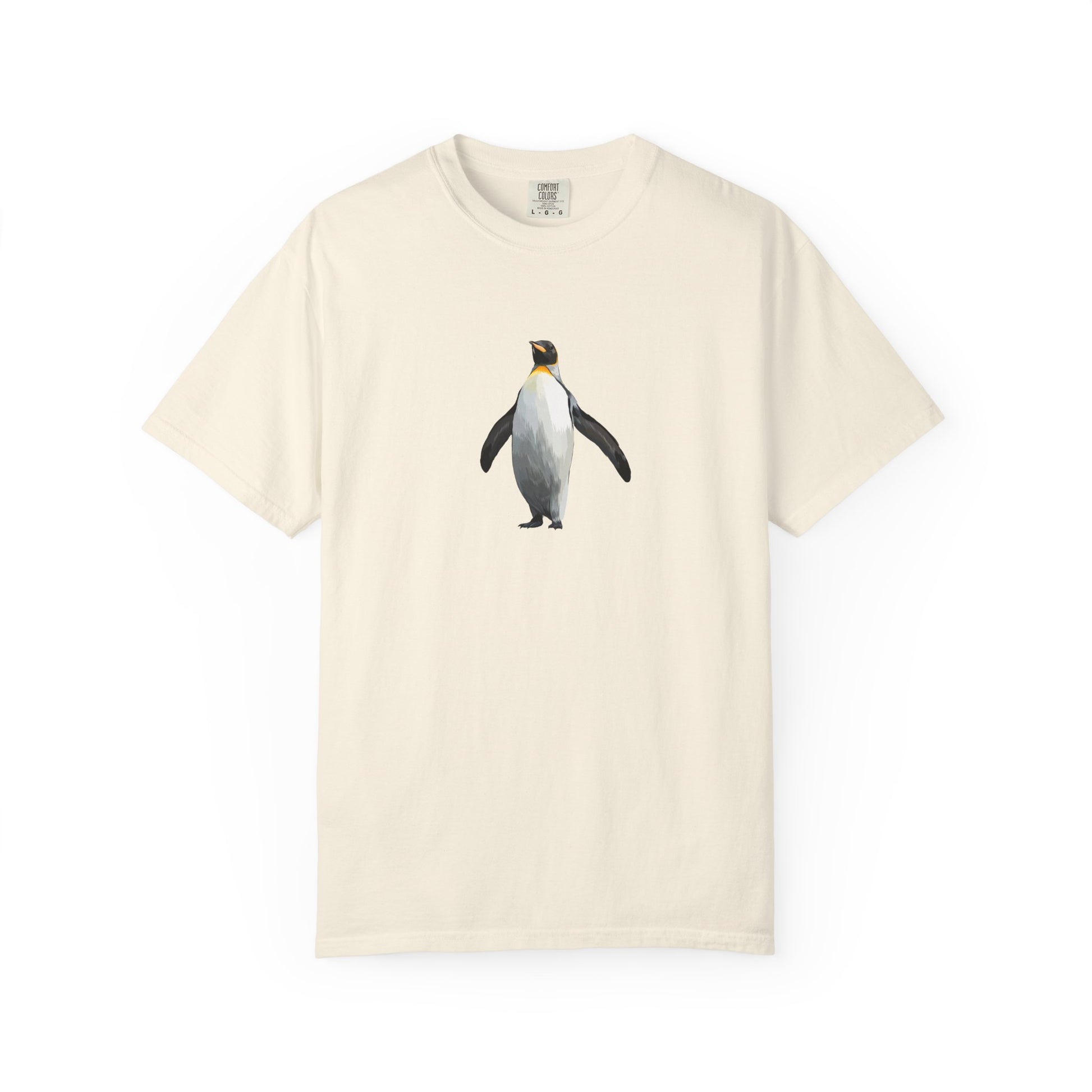 Penguin Graphic T-Shirt – Minimal King Penguin Illustration world