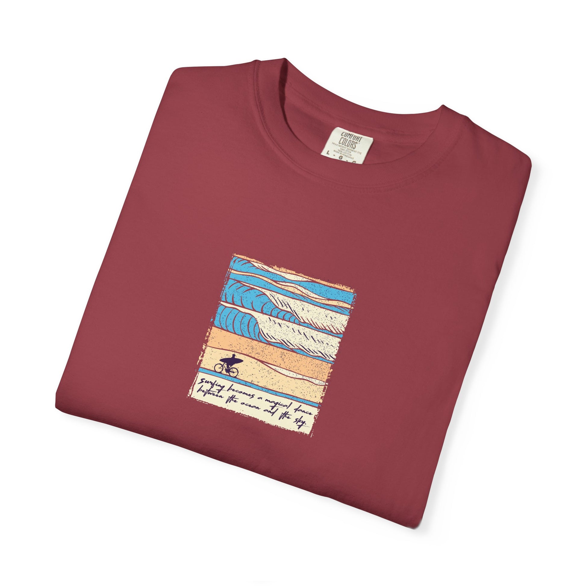 Vintage Beach Stripes Graphic T-Shirt