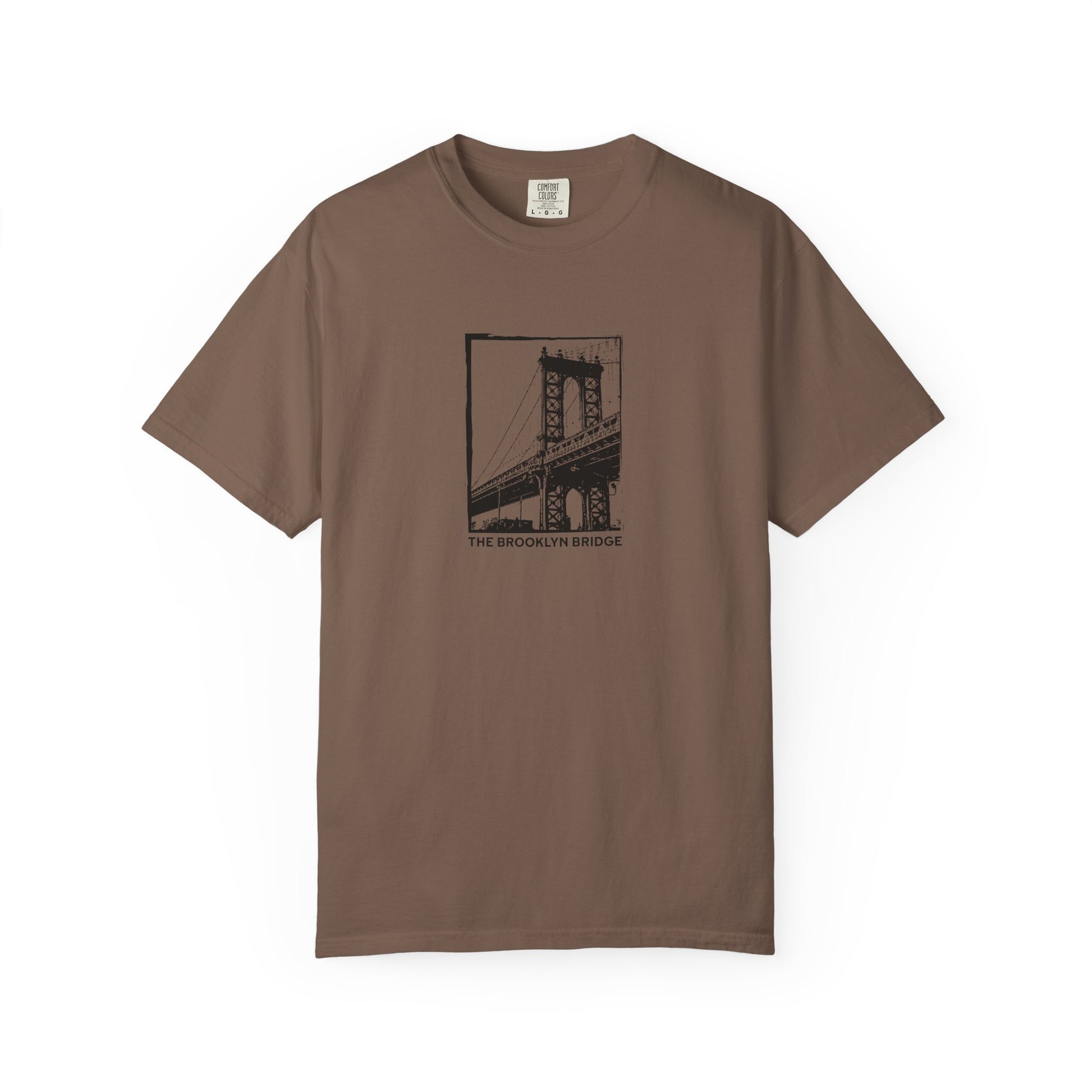 Brooklyn Bridge Sketch T-Shirt — Vintage Cityscape Tee