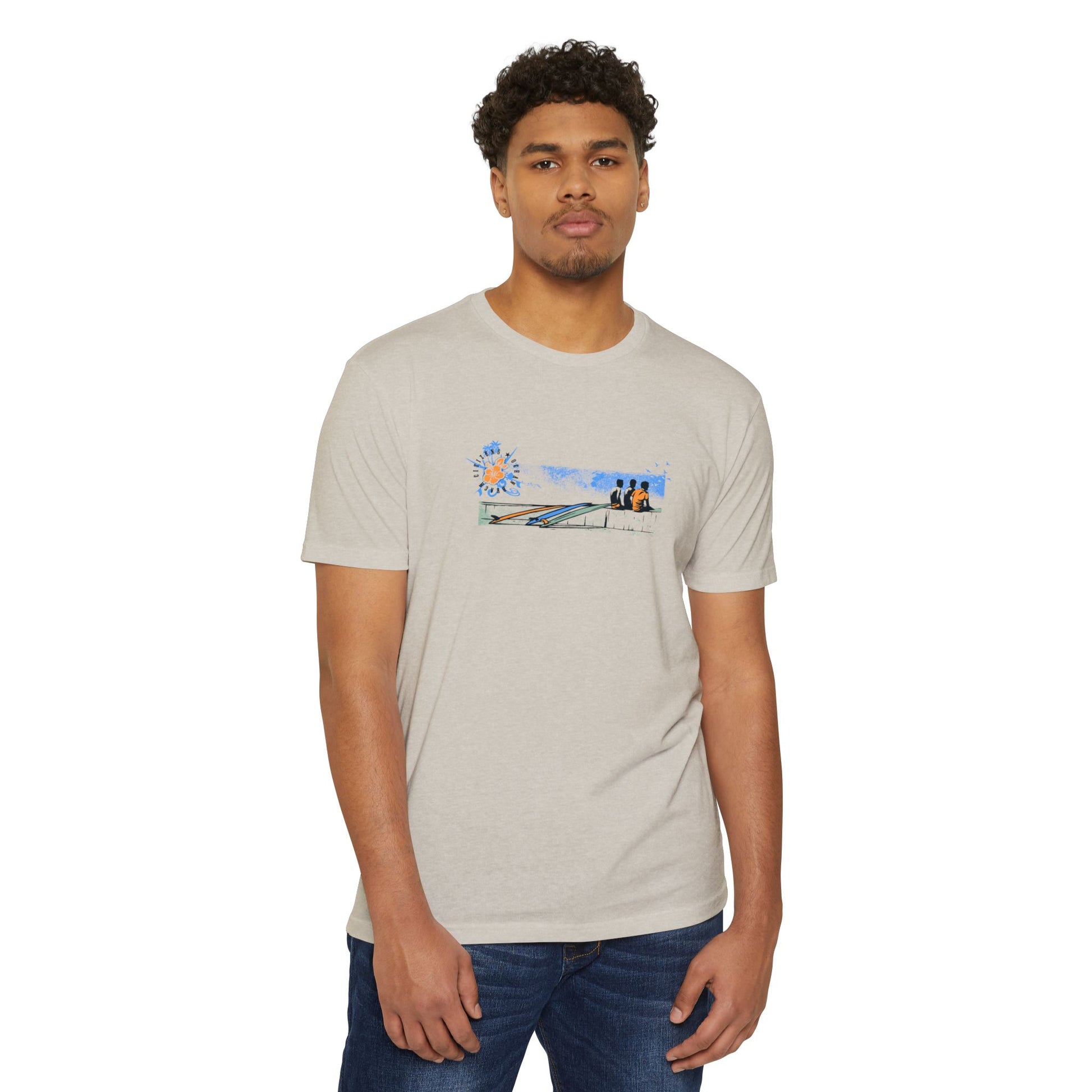 Coastal Surf Graphic T-Shirt – Ocean Lifestyle Design