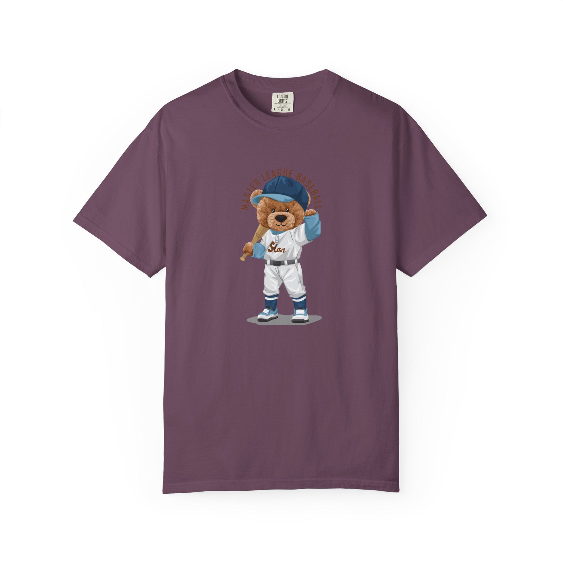 Baseball Bear T-Shirt — Cute Batter Teddy Graphic Tee (Team Spirit, Fan Gift) lifestyle