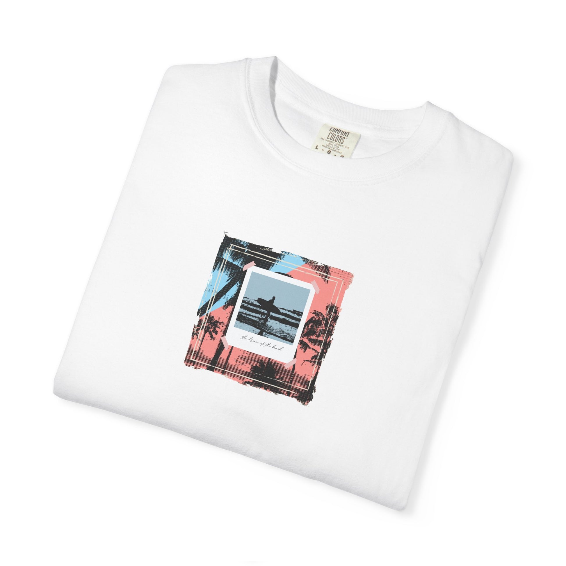 T-Shirt — Retro Palm Beach Sunset Graphic Tee