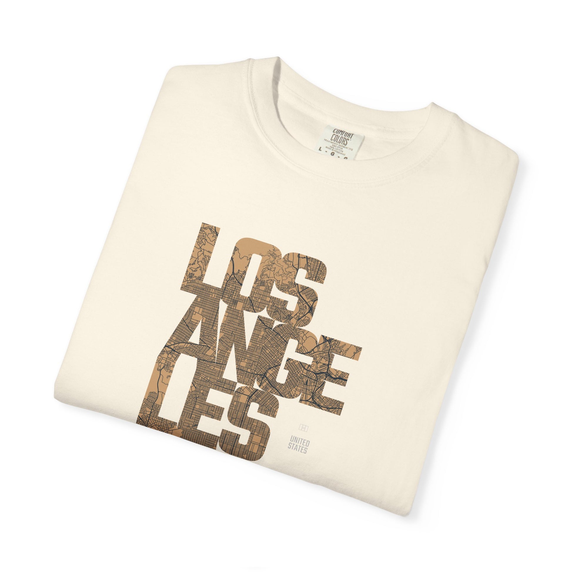 Los Angeles Camo Text T-Shirt — City Graphic Tee