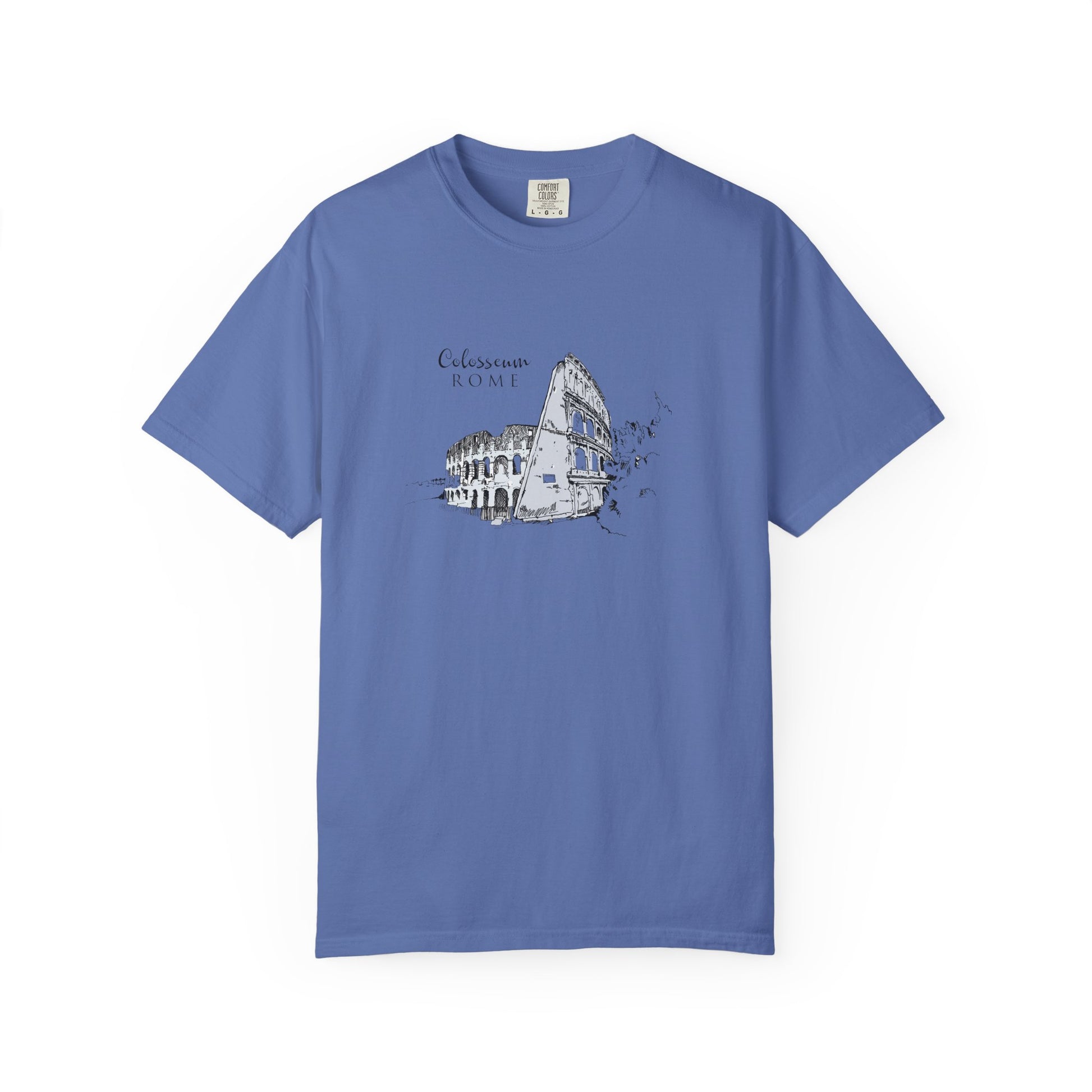 Rome Colosseum Sketch T-Shirt — Vintage Travel Tee world