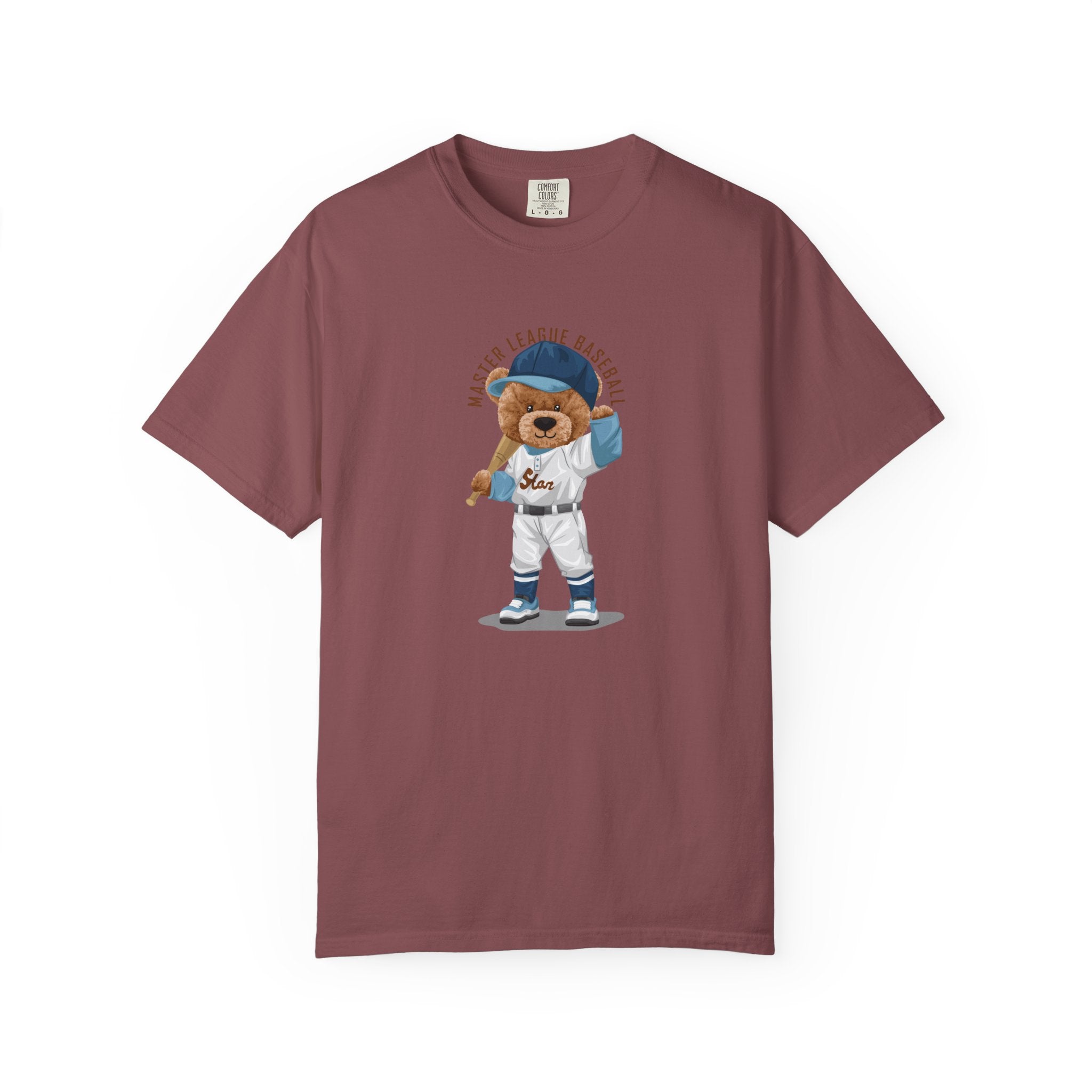 Baseball Bear T-Shirt — Cute Batter Teddy Graphic Tee (Team Spirit, Fan Gift) lifestyle