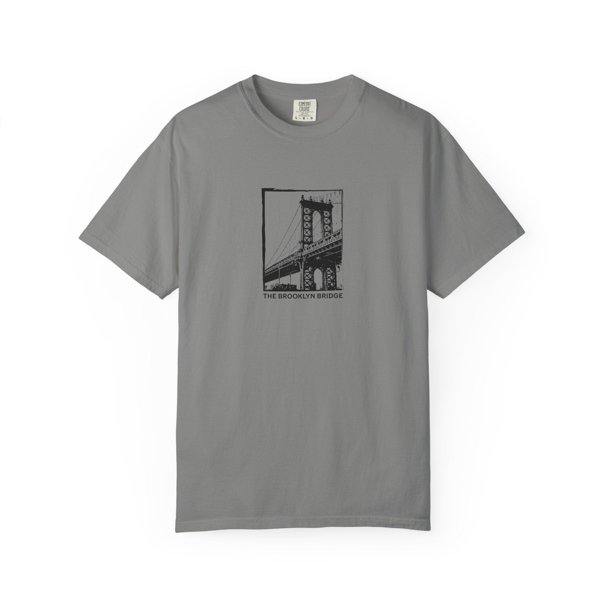 Brooklyn Bridge Sketch T-Shirt — Vintage Cityscape Tee