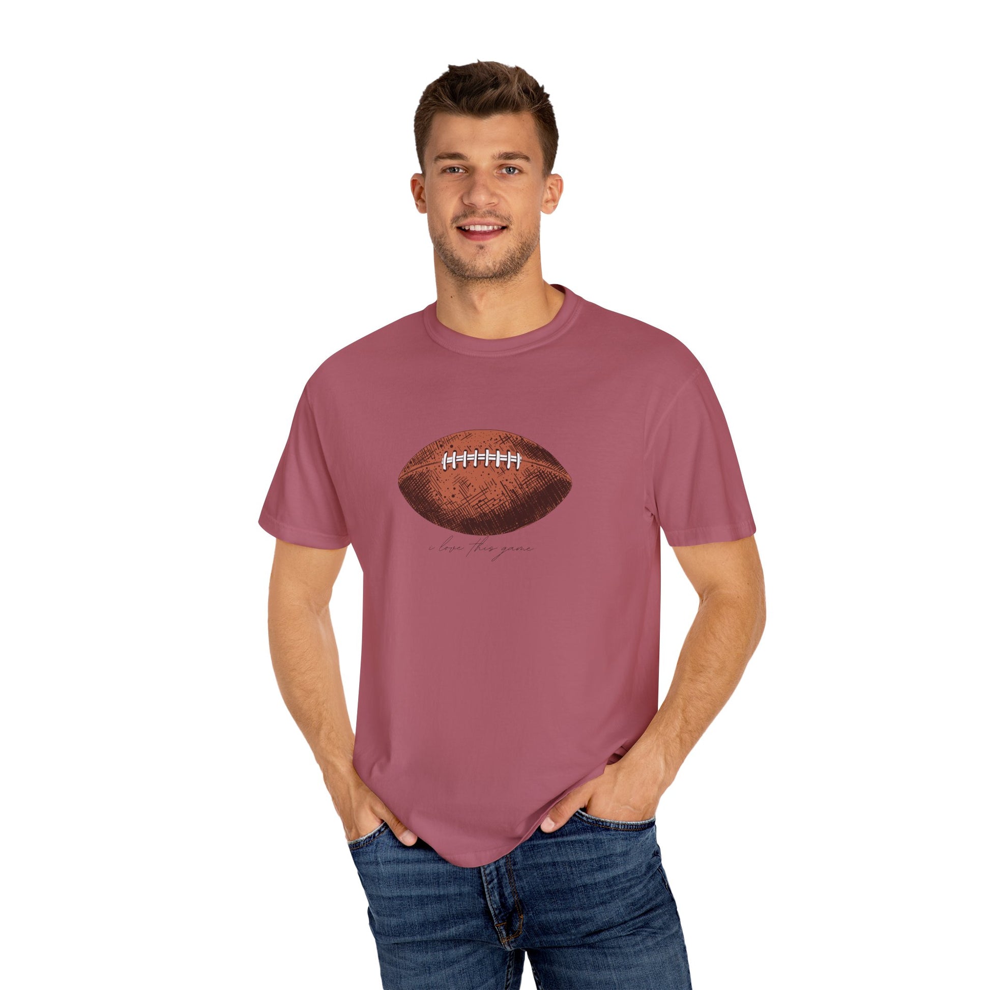Vintage Football Graphic T-Shirt — Classic Gridiron Tee sport
