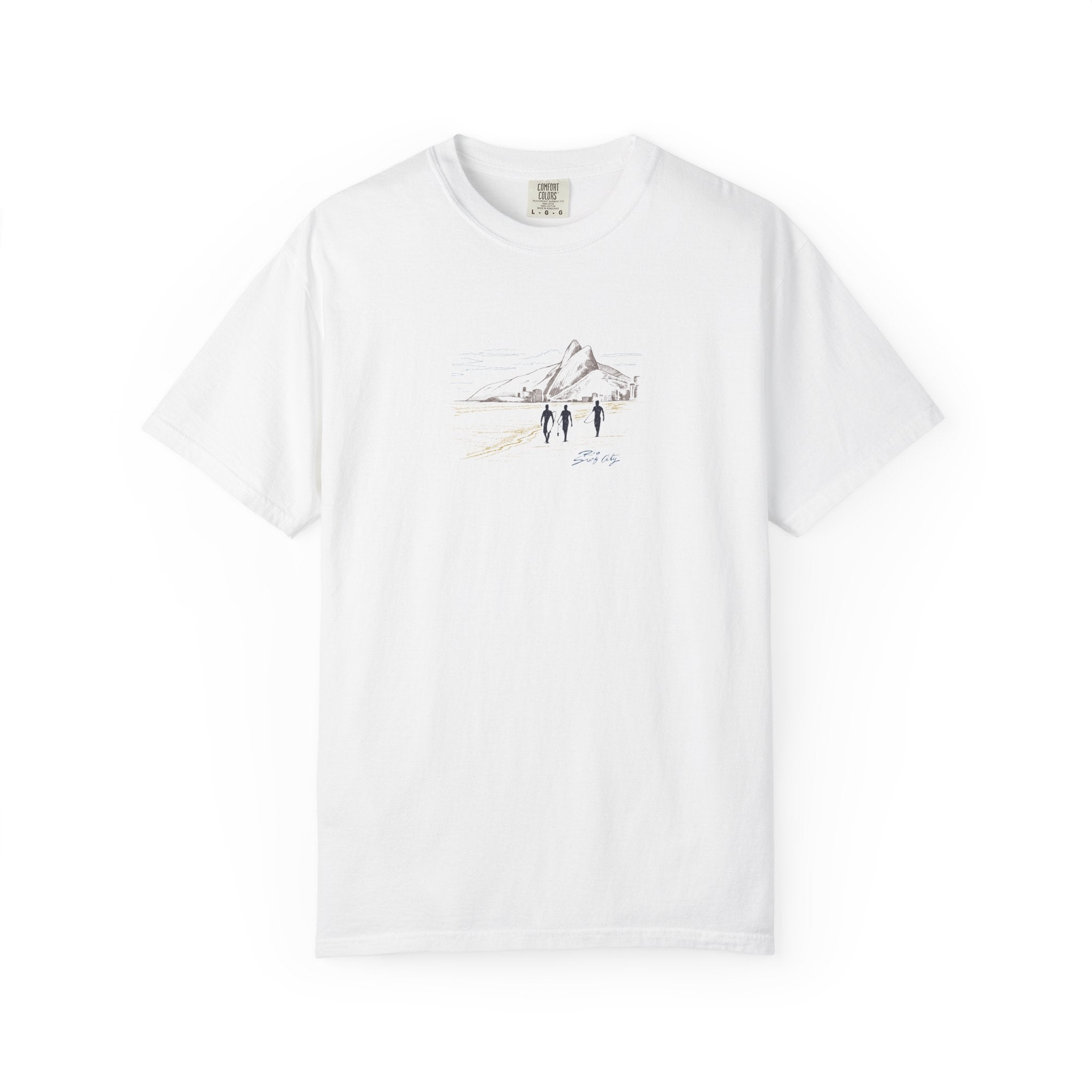 Mountain Walk T-Shirt — Minimal Hiking Tee with 'Take the Path' Illustration