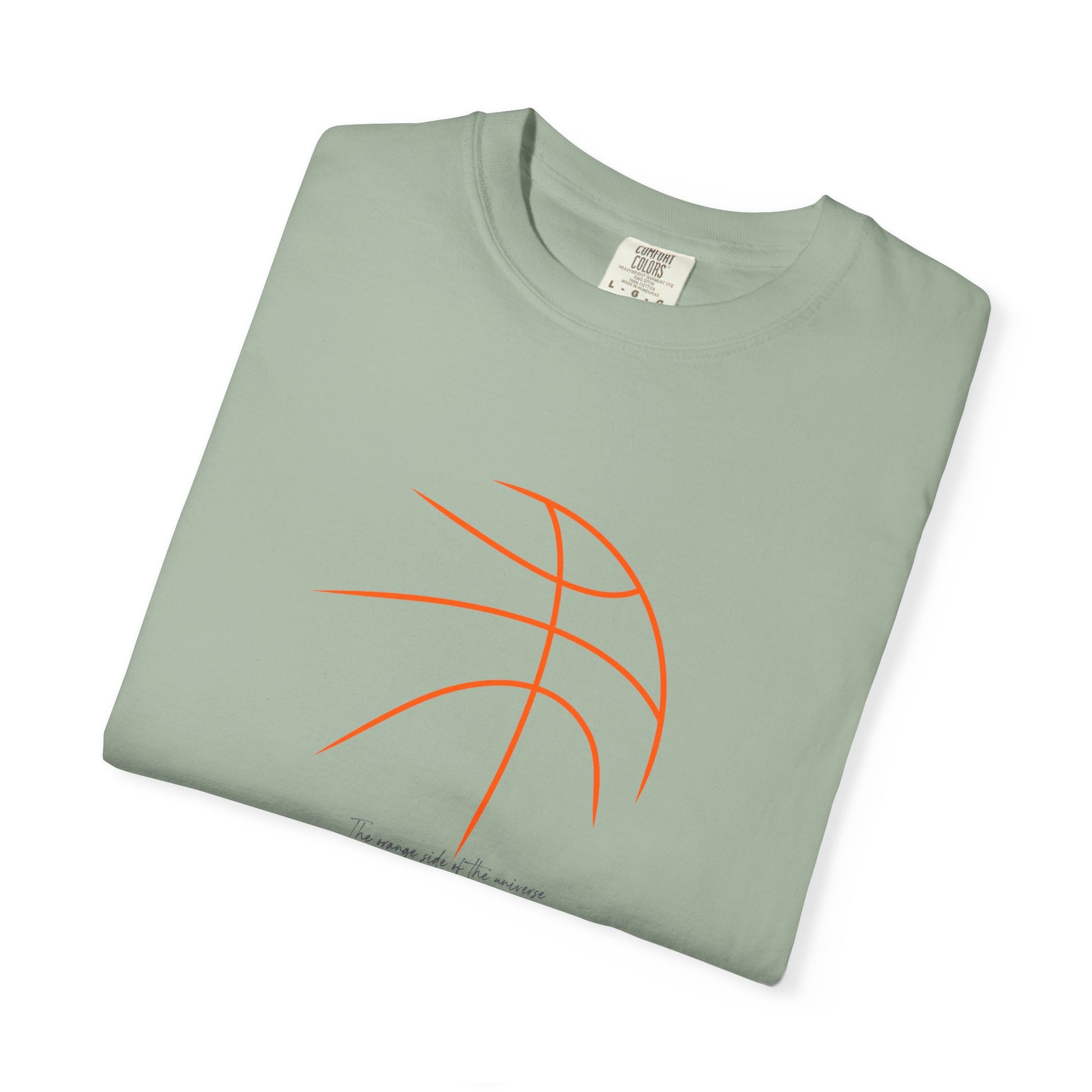 Basketball Outline T-Shirt — Minimal Line Art "Love of the Game" Sport