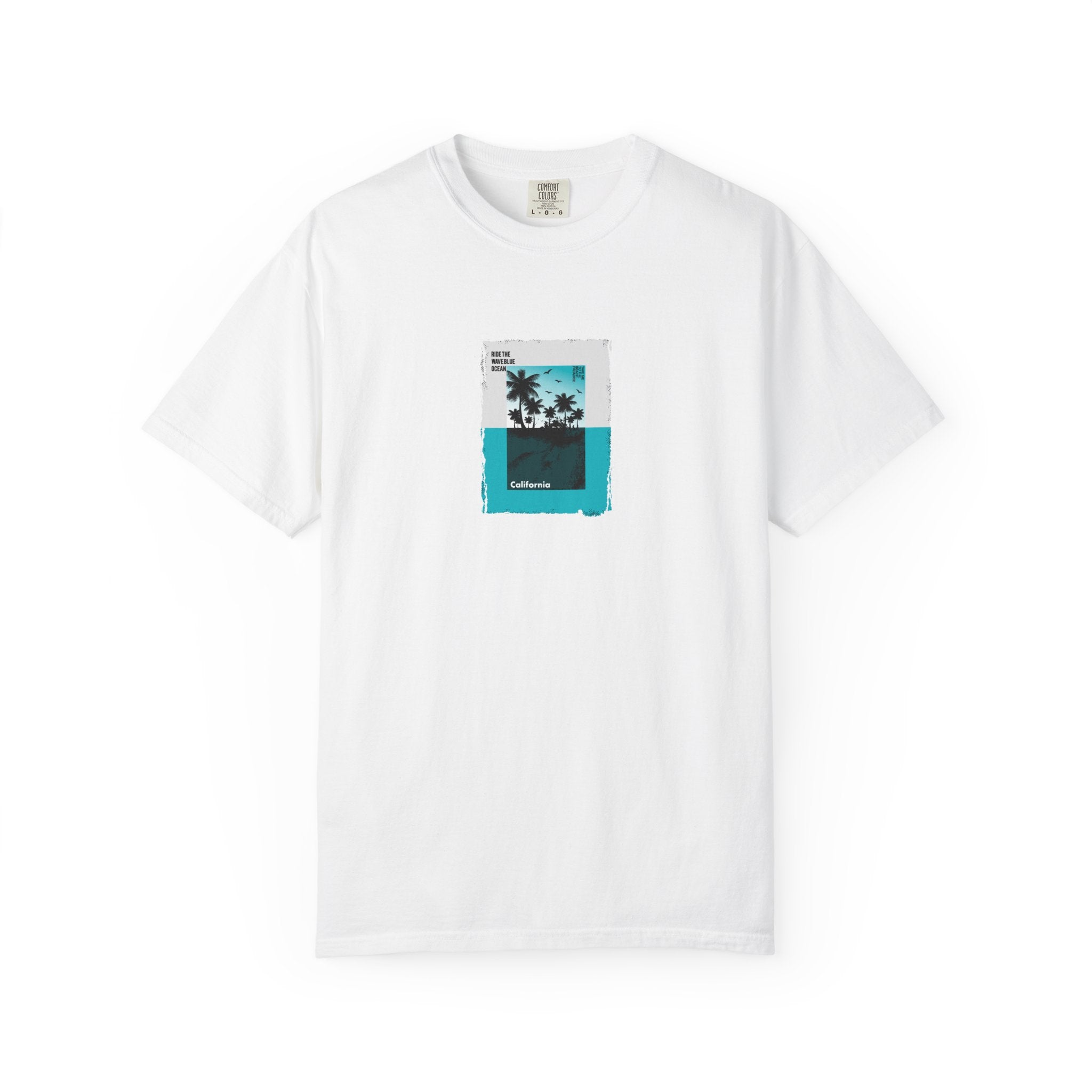 White not just words graphic t-shirt