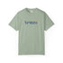 sage green brieza logo graphic t shirt