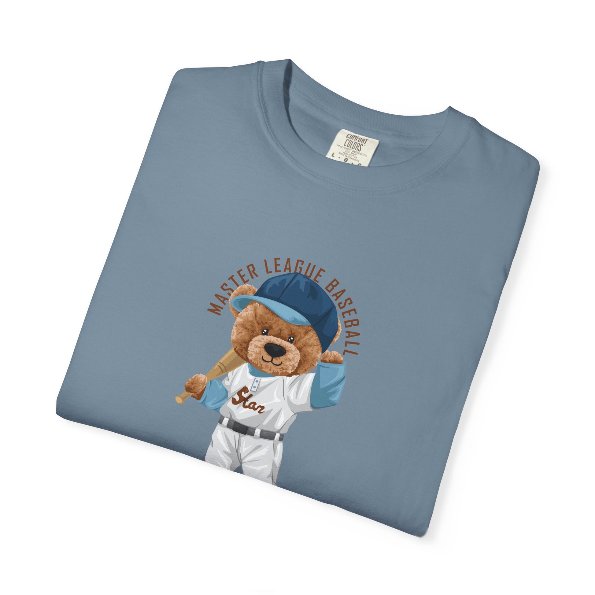 Baseball Bear T-Shirt — Cute Batter Teddy Graphic Tee (Team Spirit, Fan Gift) lifestyle