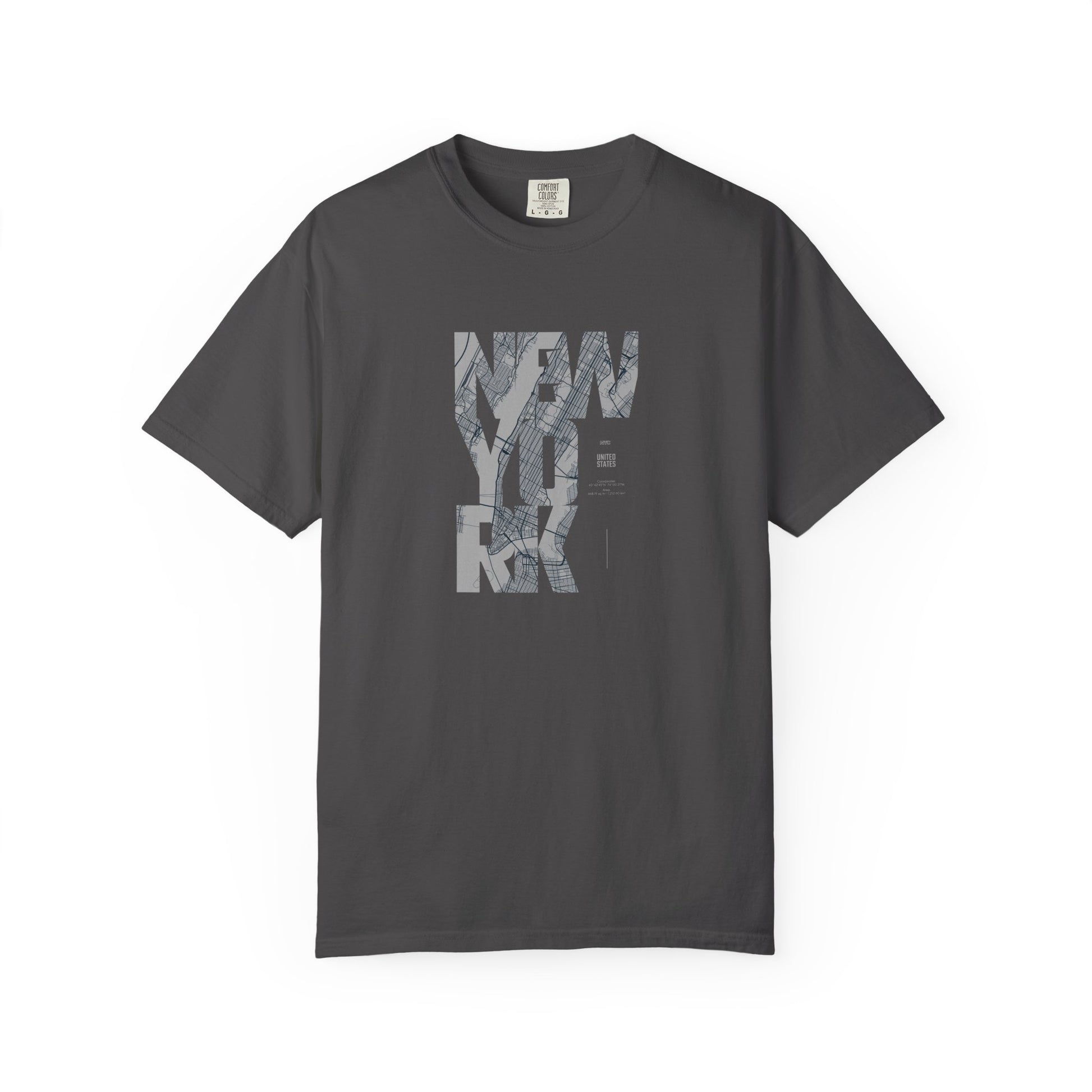 New York Marble Text T-Shirt — Graphic City Tee