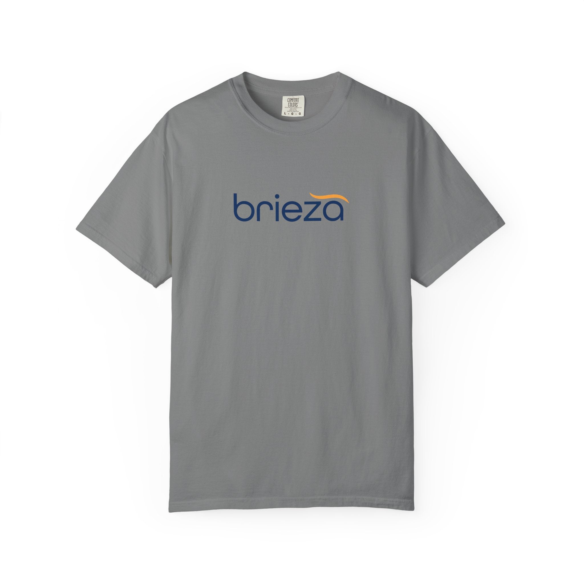 grey brieza logo coastal t shirt
