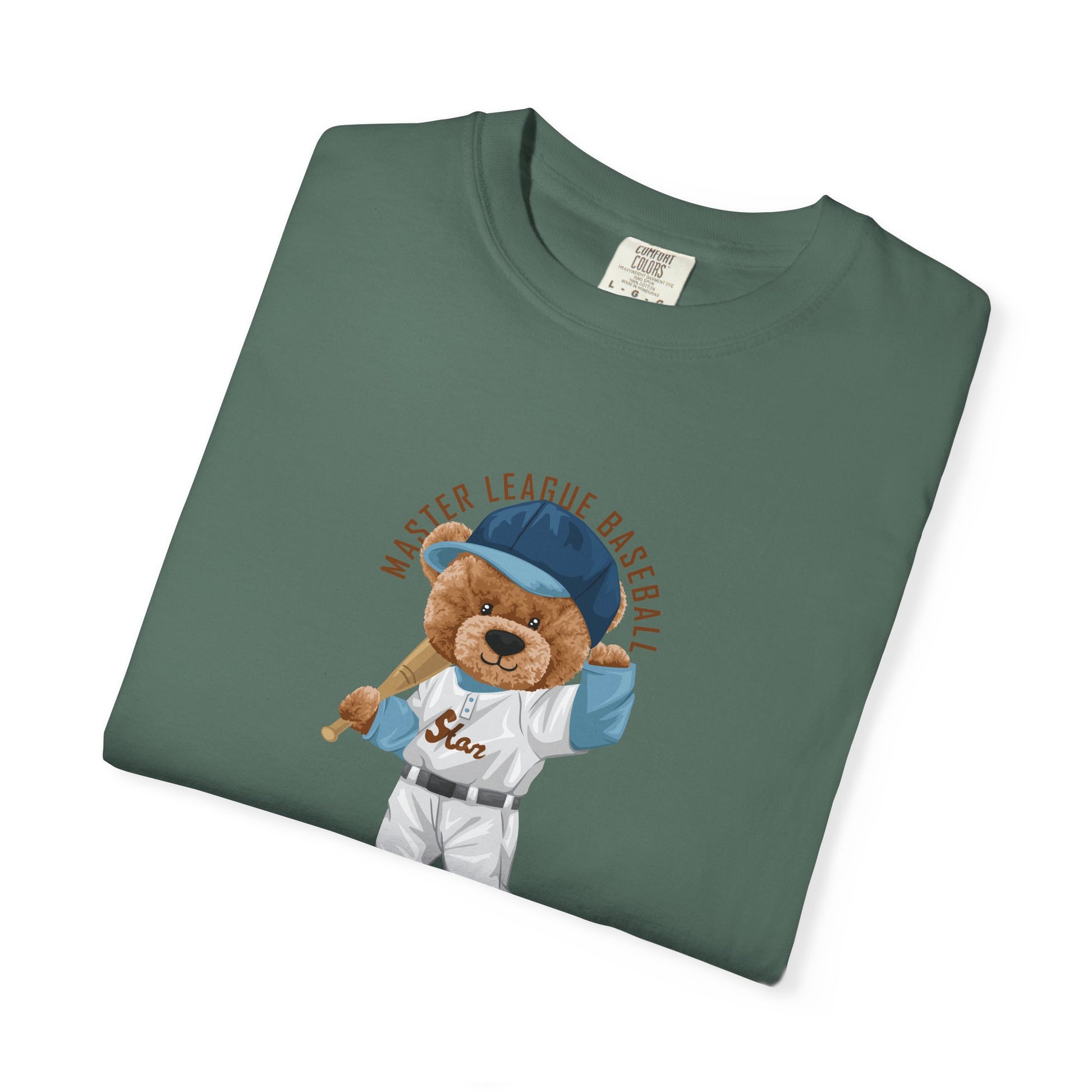 Baseball Bear T-Shirt — Cute Batter Teddy Graphic Tee (Team Spirit, Fan Gift) lifestyle