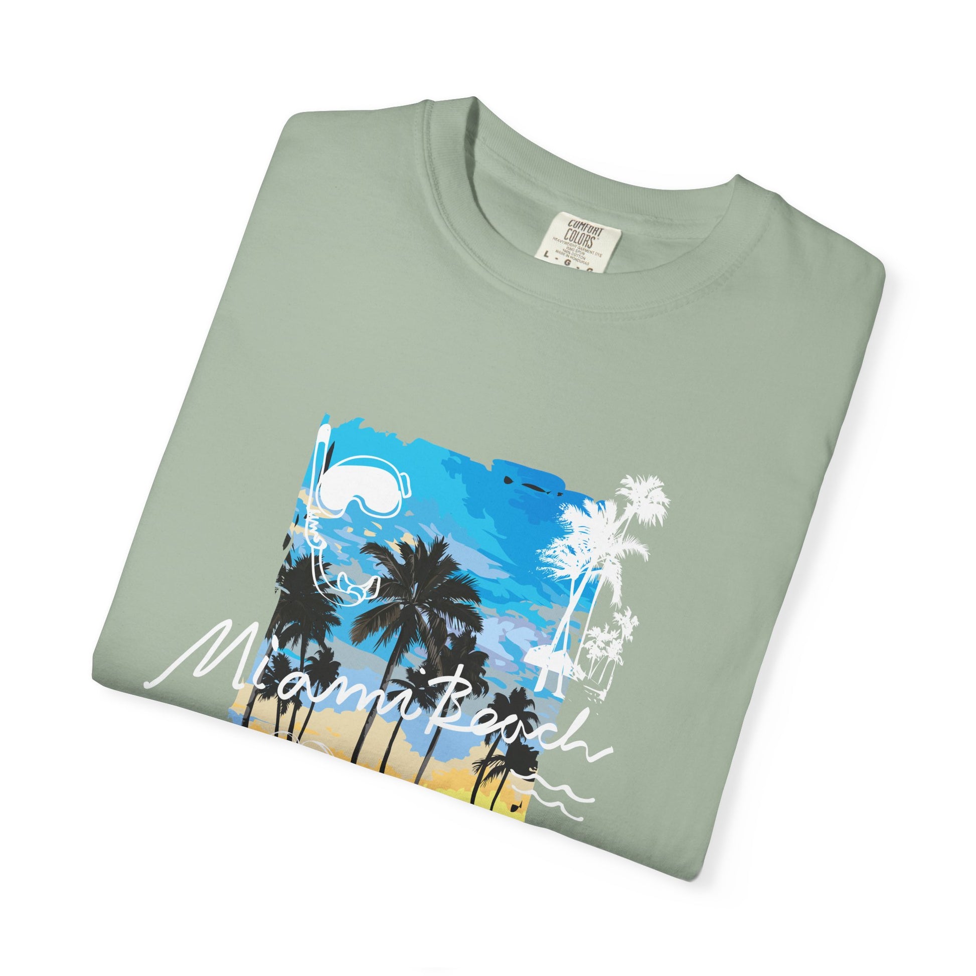 Maui Beach T-Shirt — "Stay Chill & Relax" Tropical Palm Sunset Tee