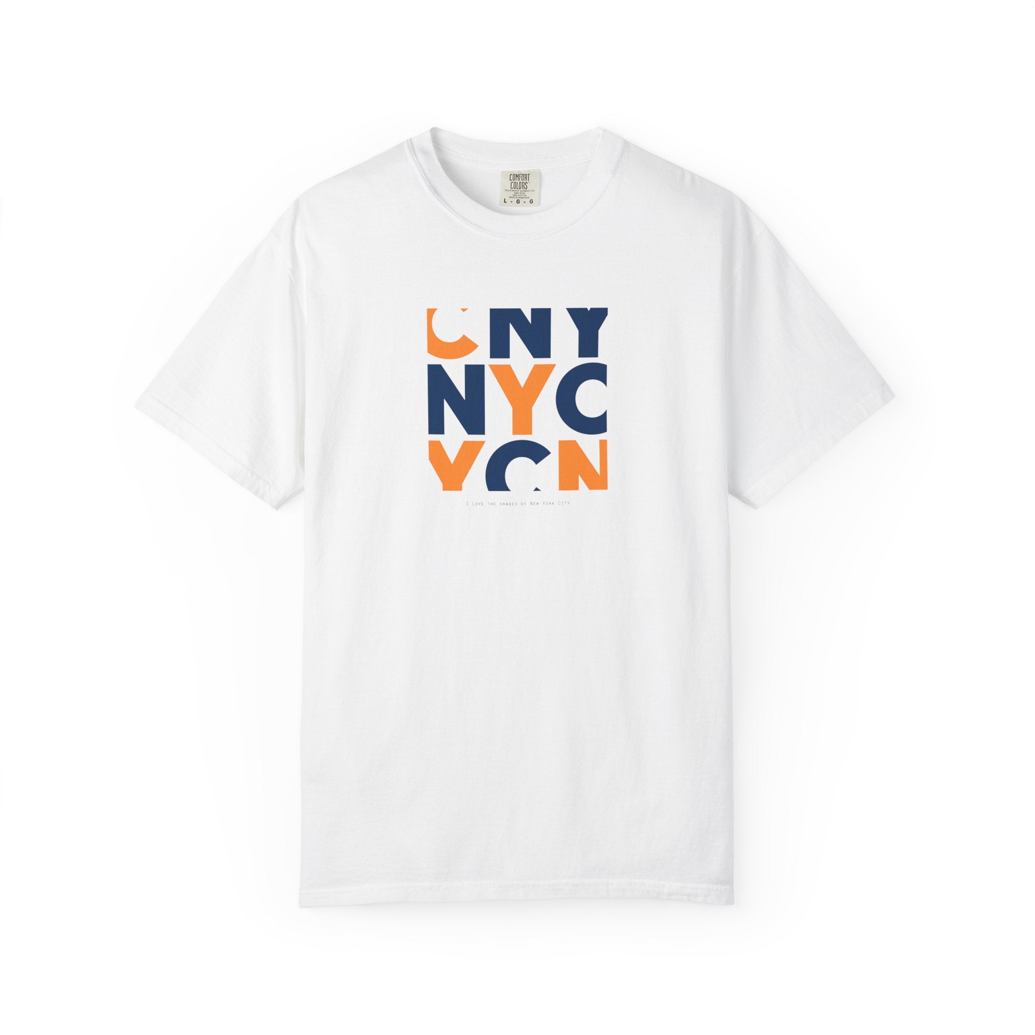 NYC Block Logo T-Shirt — Modern New York City Graphic Tee