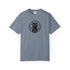 Gray t-shirt with a black cat 