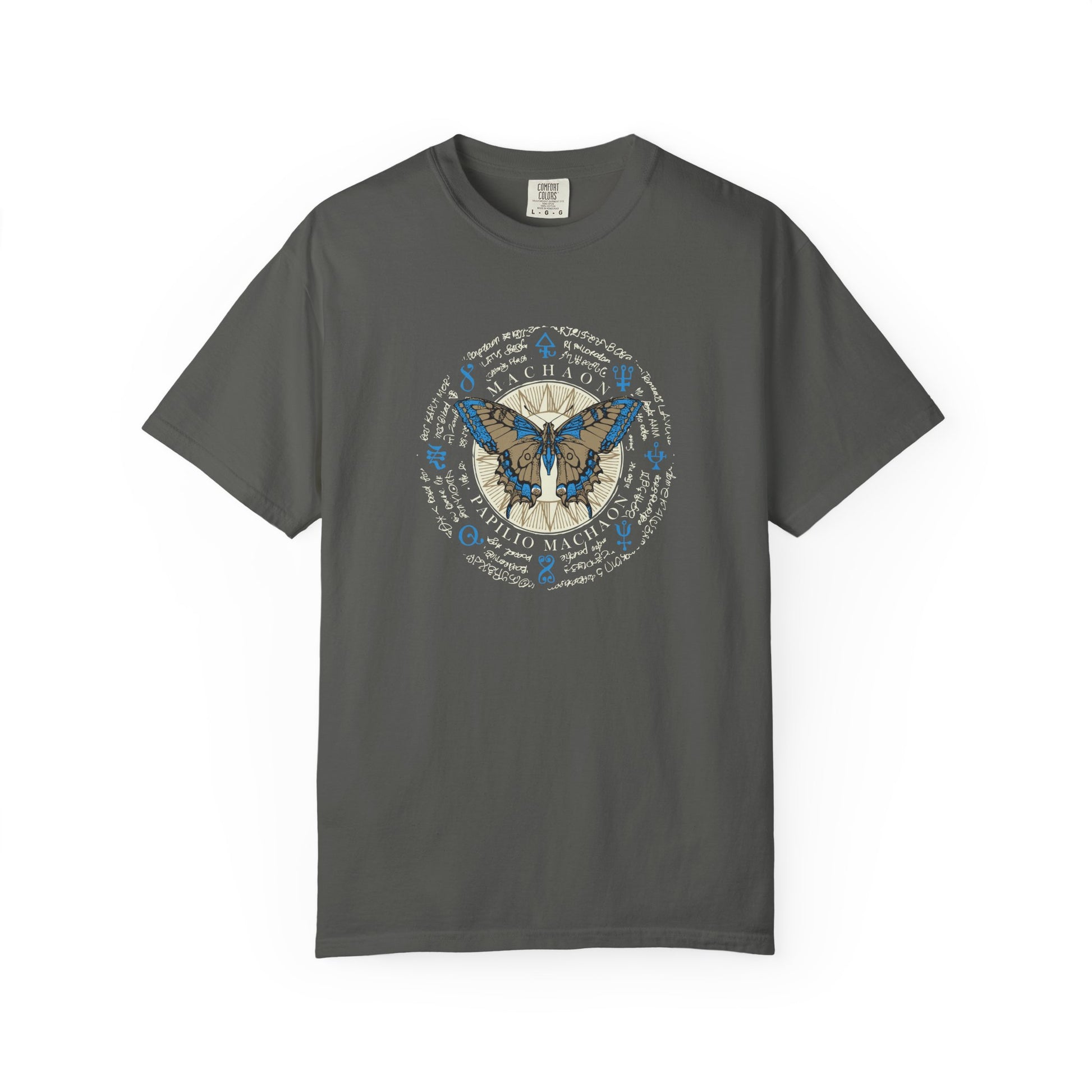 Gray t-shirt with humorous golf-themed text on a white background