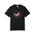 Black t-shirt with 'Struggling Beautifully Outdoors Club' design on a white background