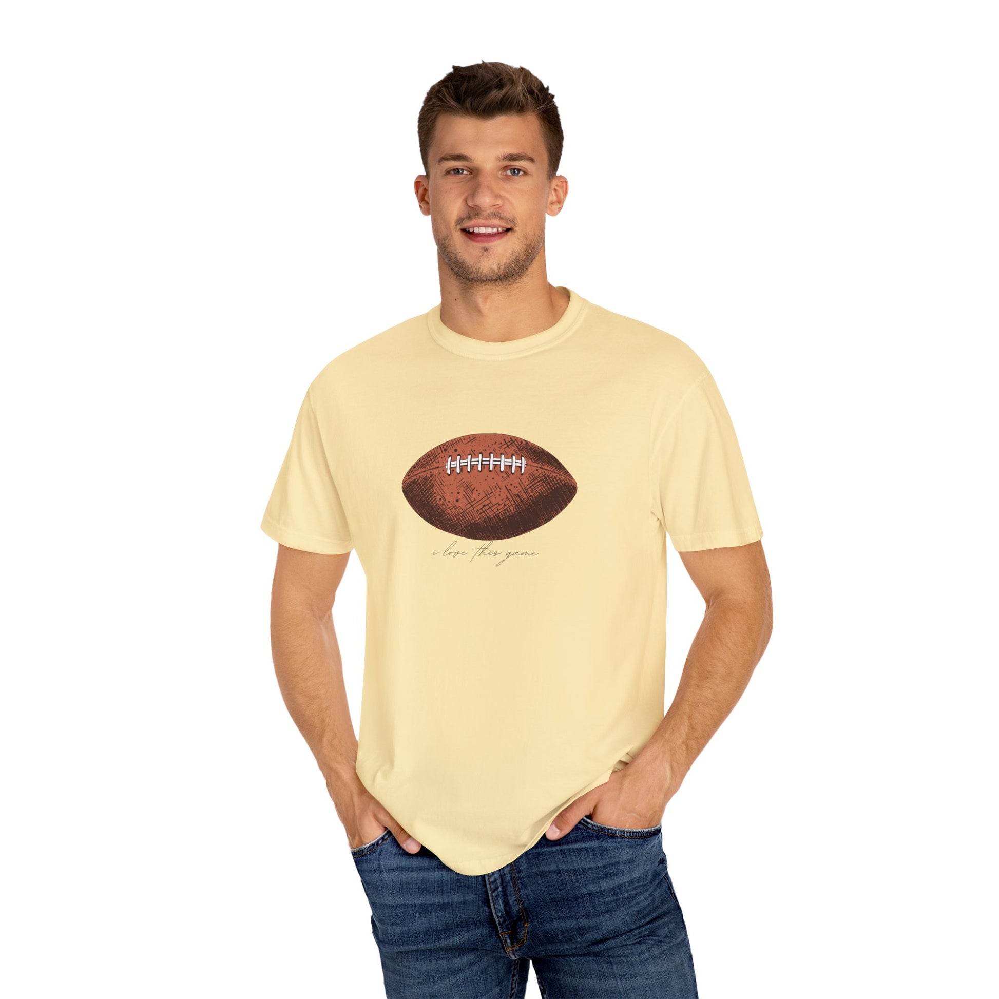 Vintage Football Graphic T-Shirt — Classic Gridiron Tee sport