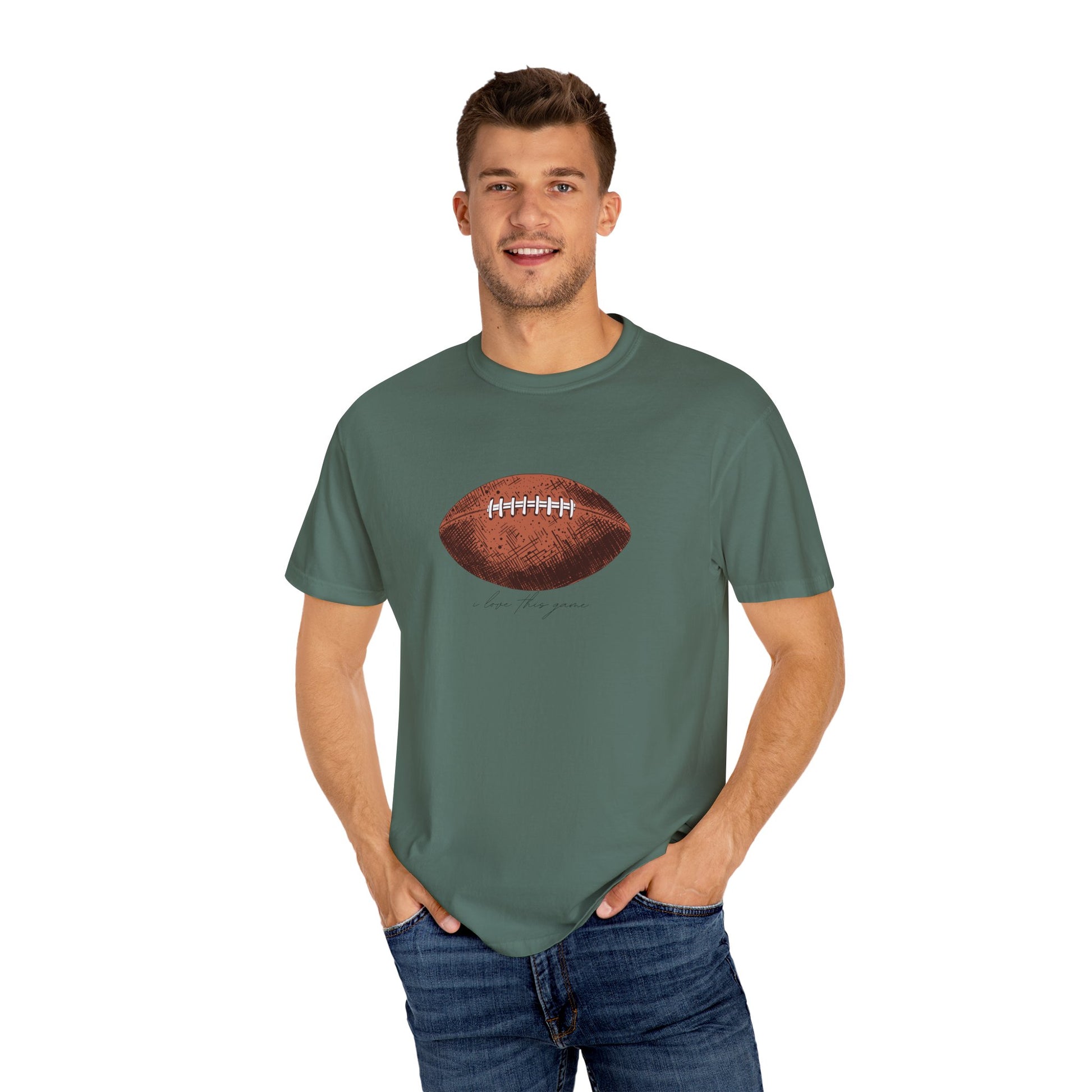 Vintage Football Graphic T-Shirt — Classic Gridiron Tee sport