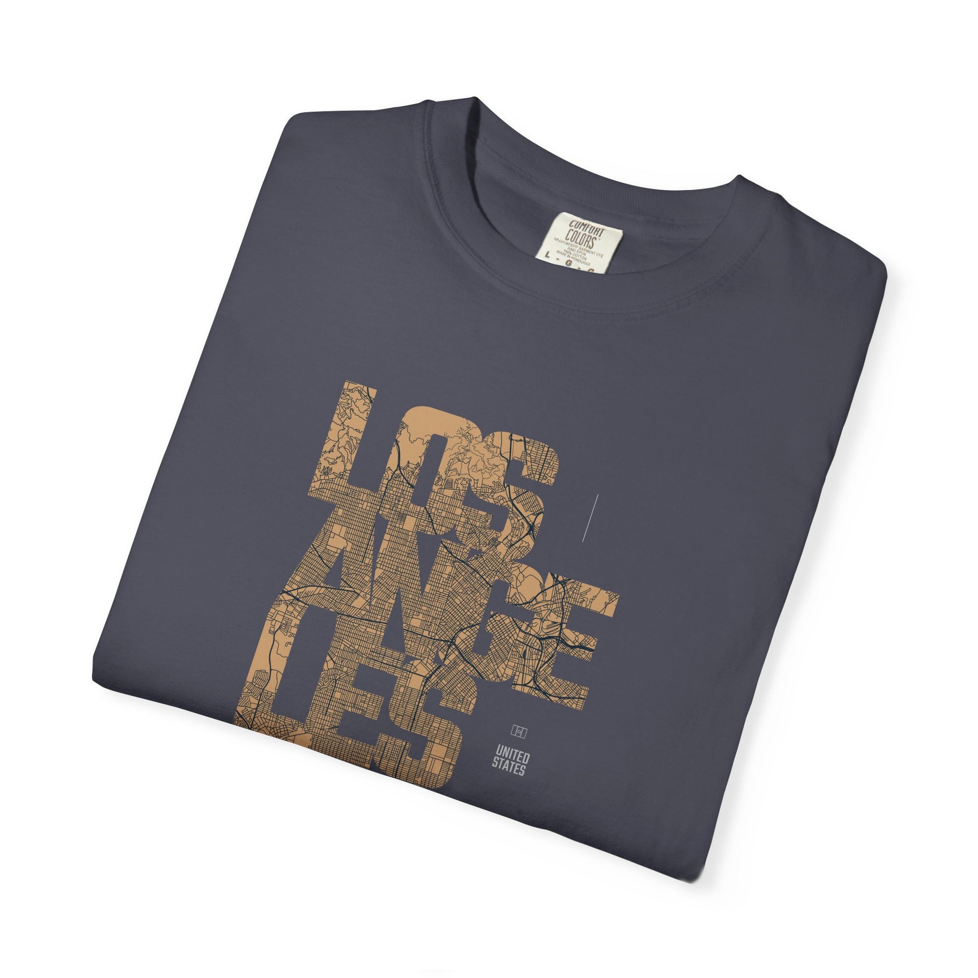 Los Angeles Camo Text T-Shirt — City Graphic Tee