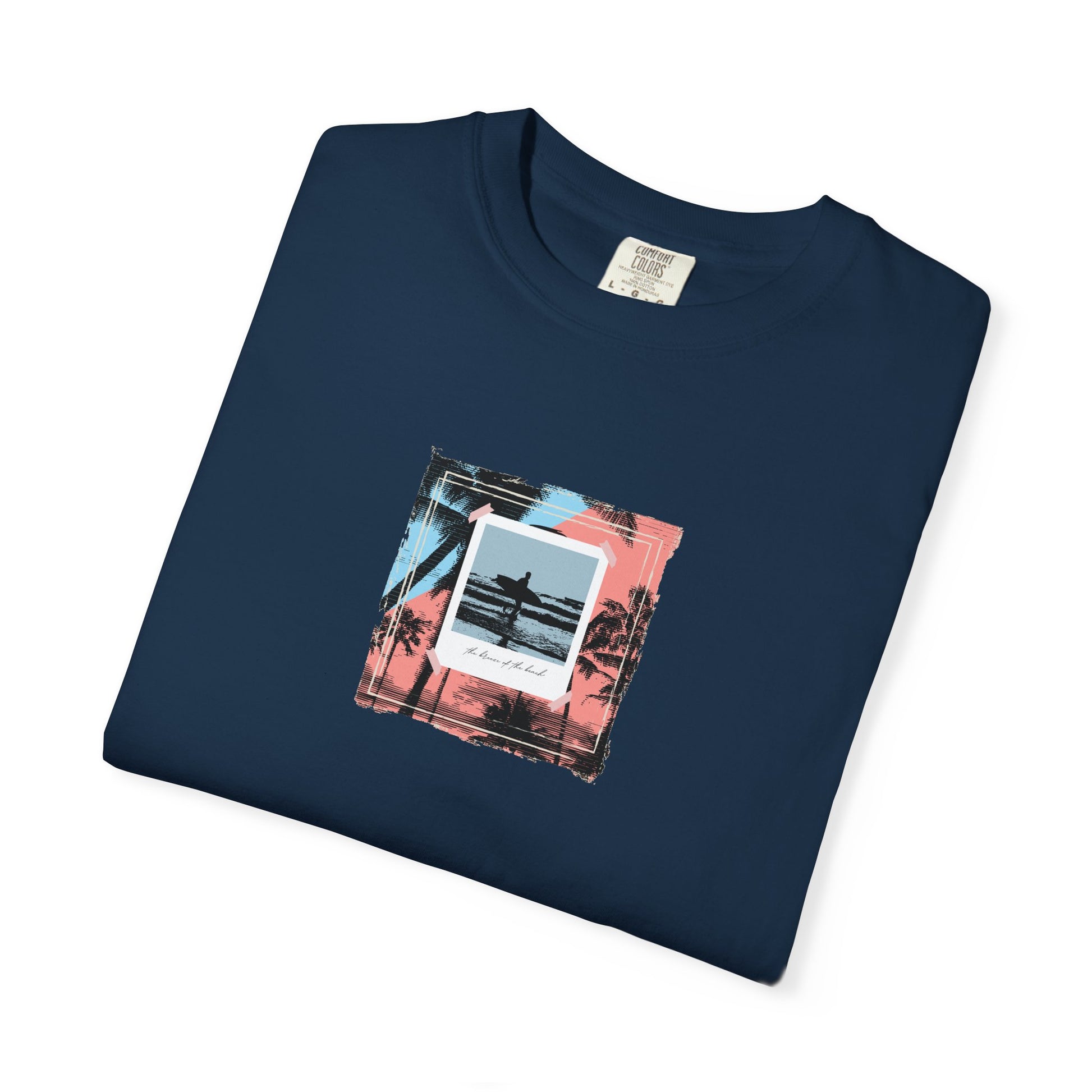 T-Shirt — Retro Palm Beach Sunset Graphic Tee