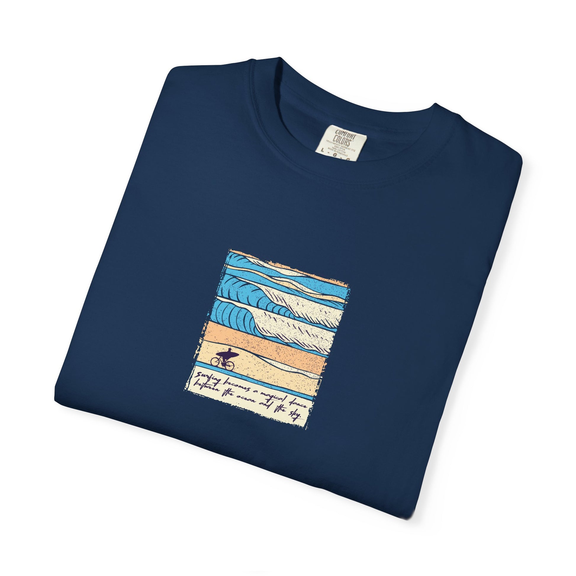 Vintage Beach Stripes Graphic T-Shirt