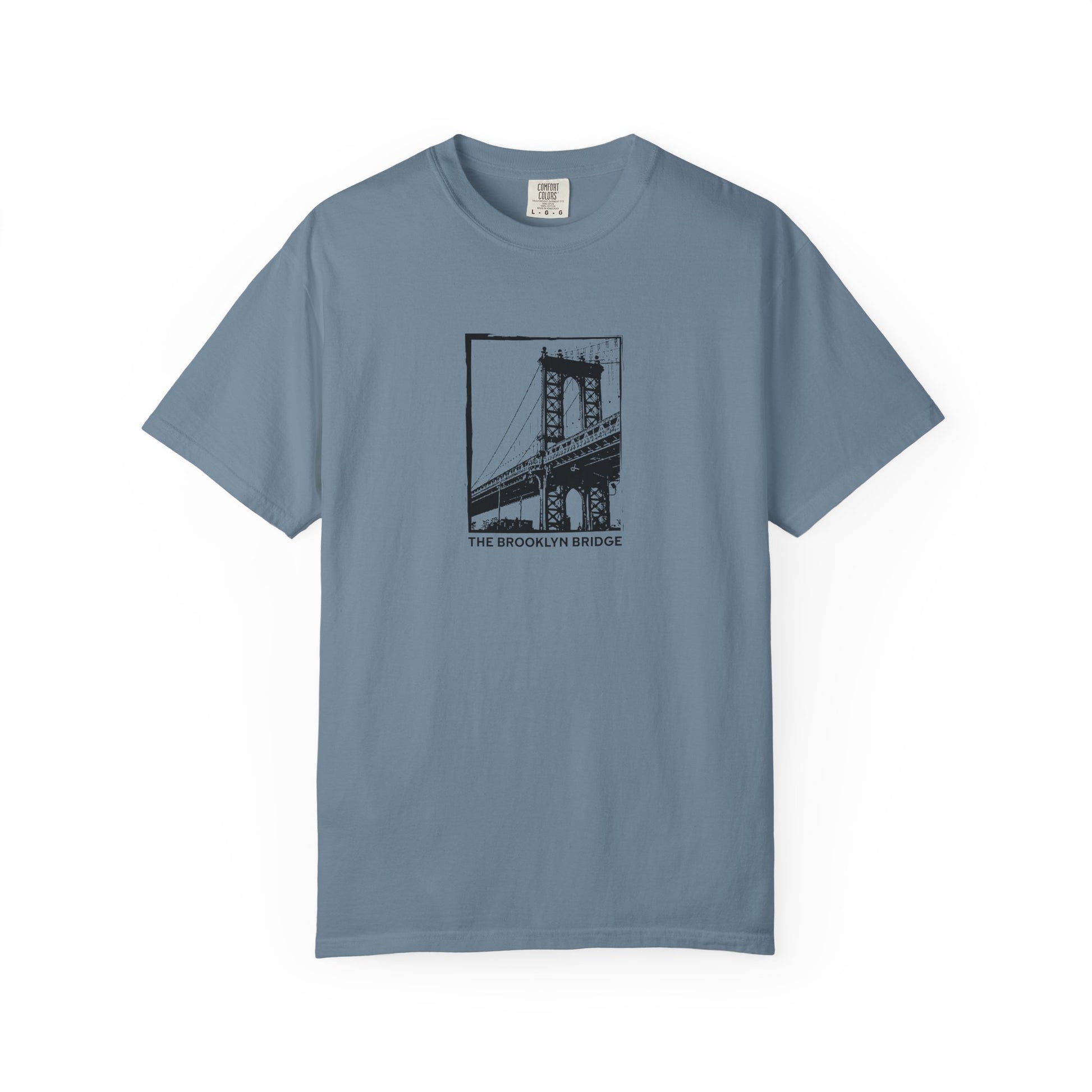 Brooklyn Bridge Sketch T-Shirt — Vintage Cityscape Tee