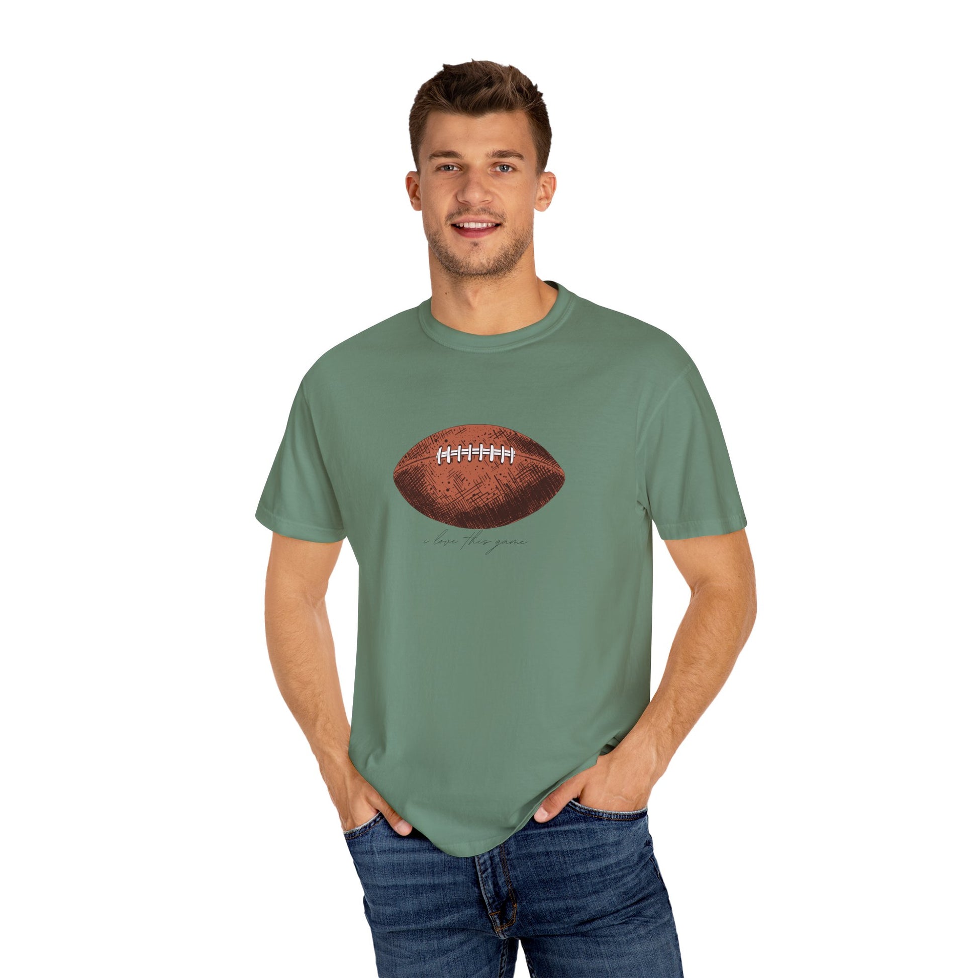 Vintage Football Graphic T-Shirt — Classic Gridiron Tee sport