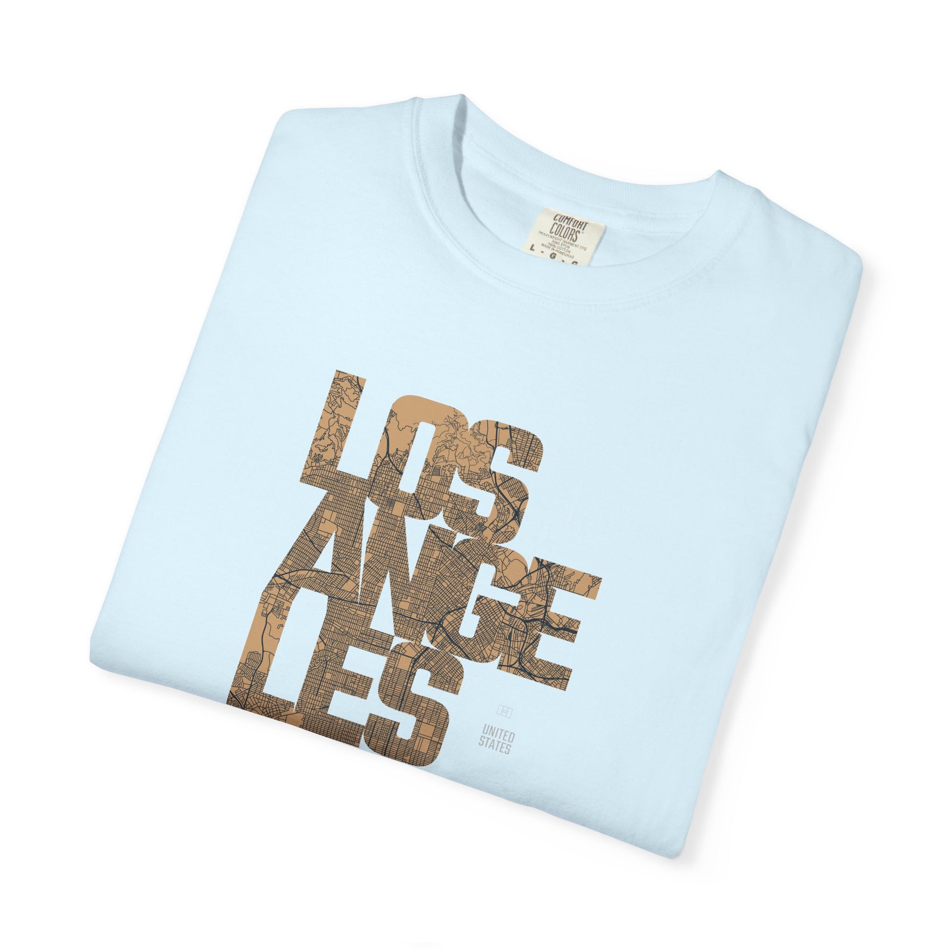 Los Angeles Camo Text T-Shirt — City Graphic Tee