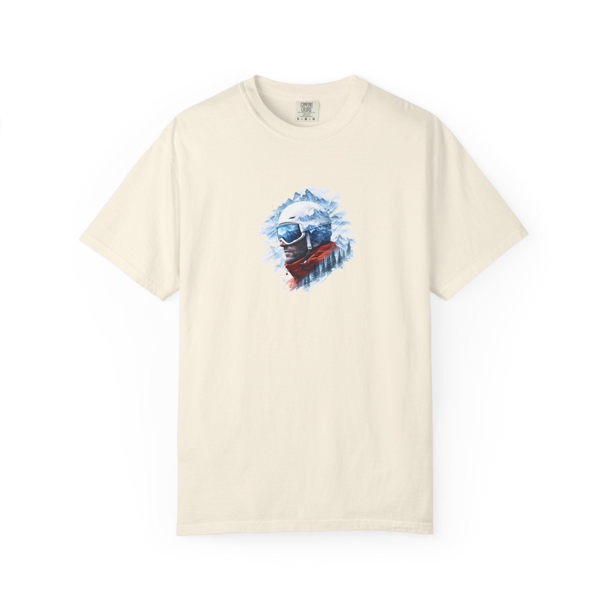 Aviator Helmet Watercolor T-Shirt — Retro Pilot Flight Graphic Tee
