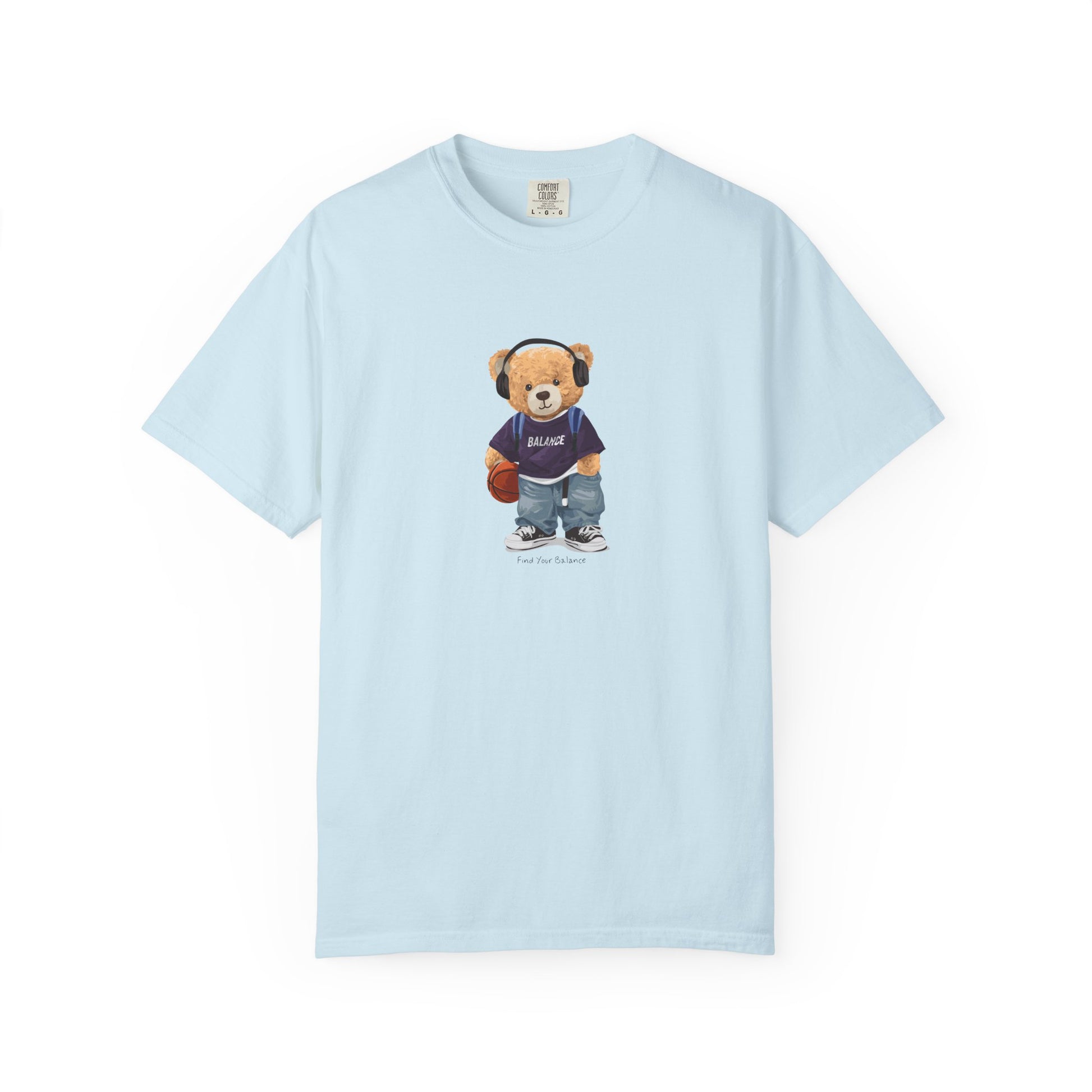 Teddy Bear Basketball Tee - Bear Graphic T-Shirt