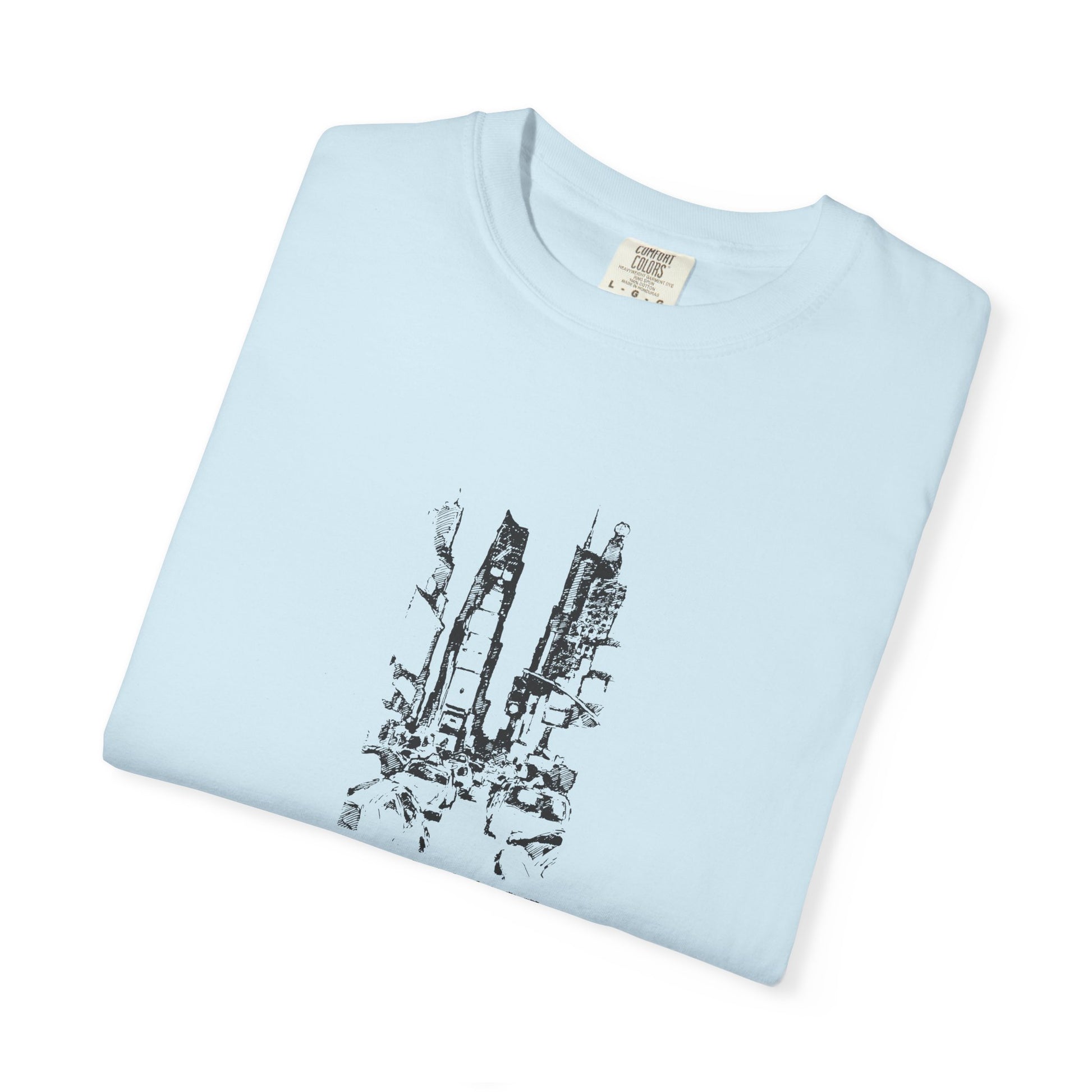 T-Shirt — Minimal Desert Cactus Sketch Tee (I Paint Smallcaps)