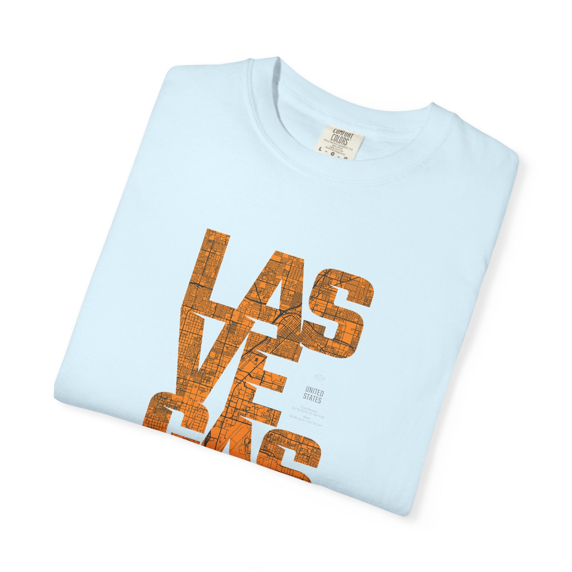 Las Vegas Vintage Text T-Shirt — Retro Desert Casino Tee