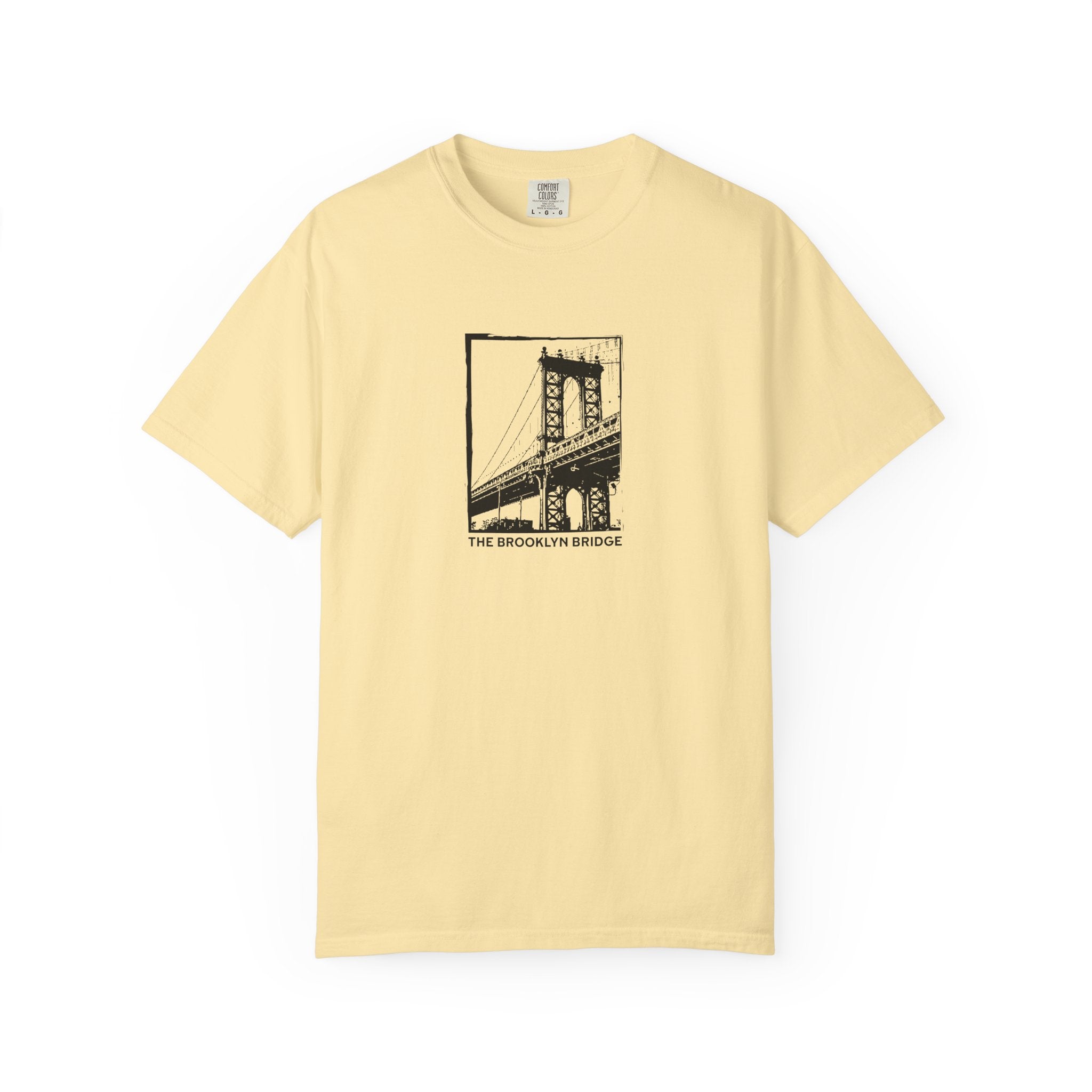Brooklyn Bridge Sketch T-Shirt — Vintage Cityscape Tee