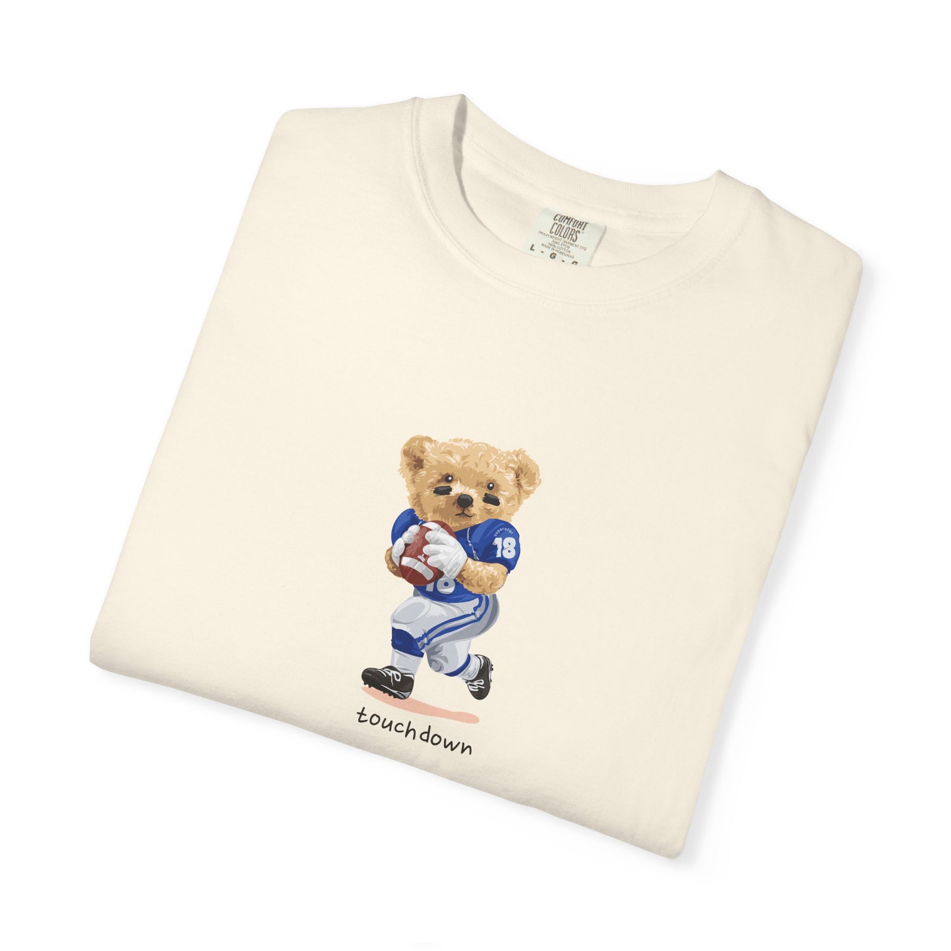 T-Shirt — Vintage Football Bear Graphic Tee