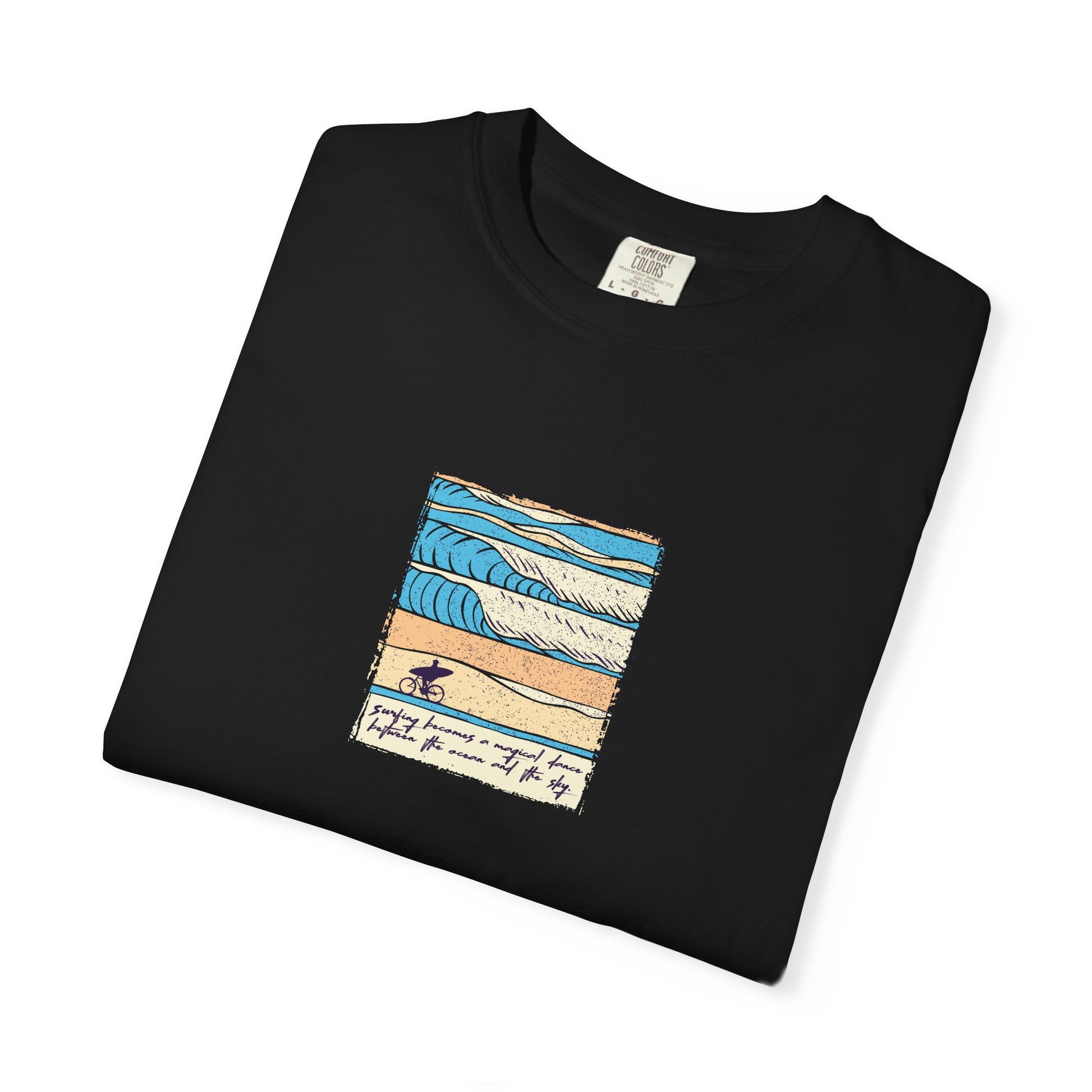 Vintage Beach Stripes Graphic T-Shirt