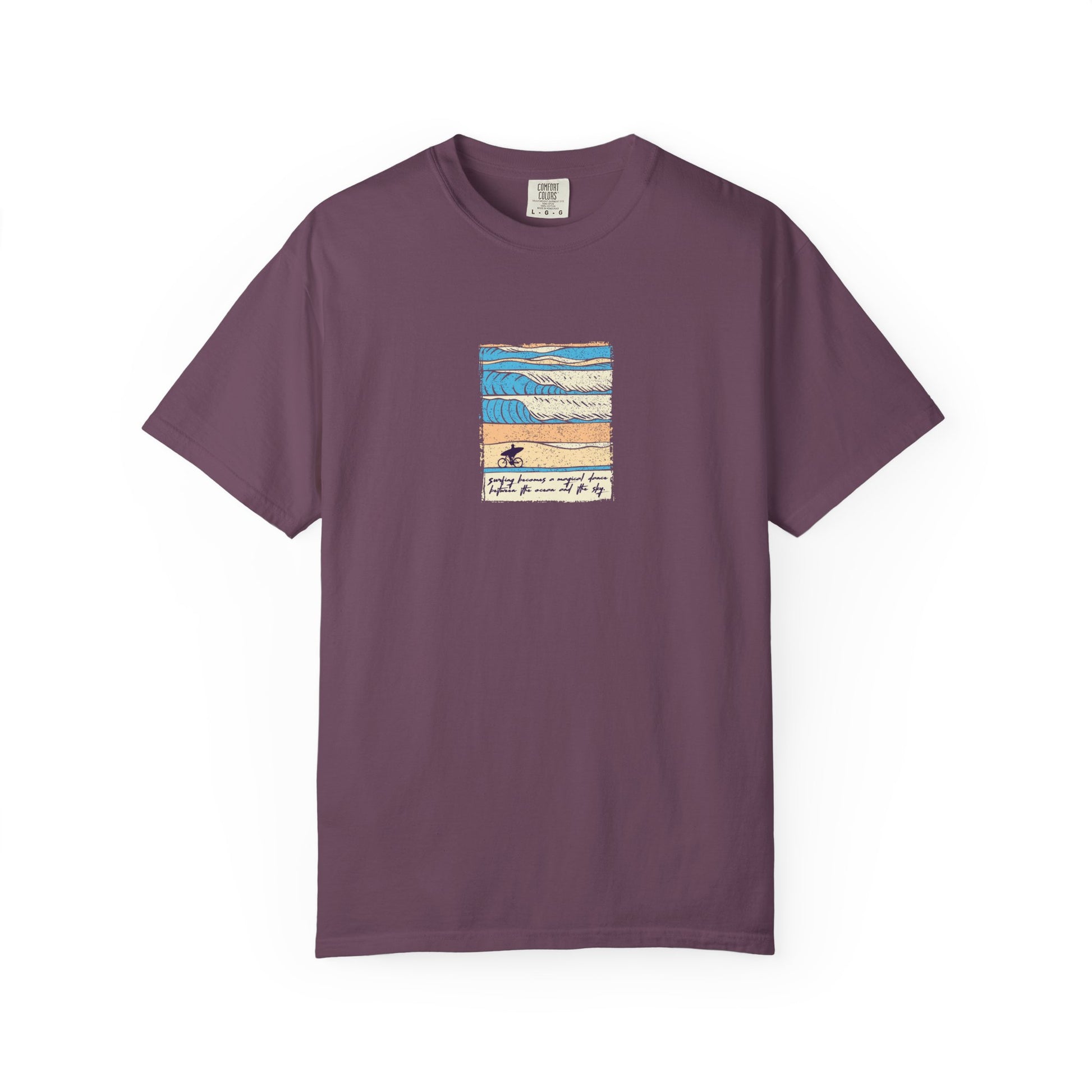 Vintage Beach Stripes Graphic T-Shirt