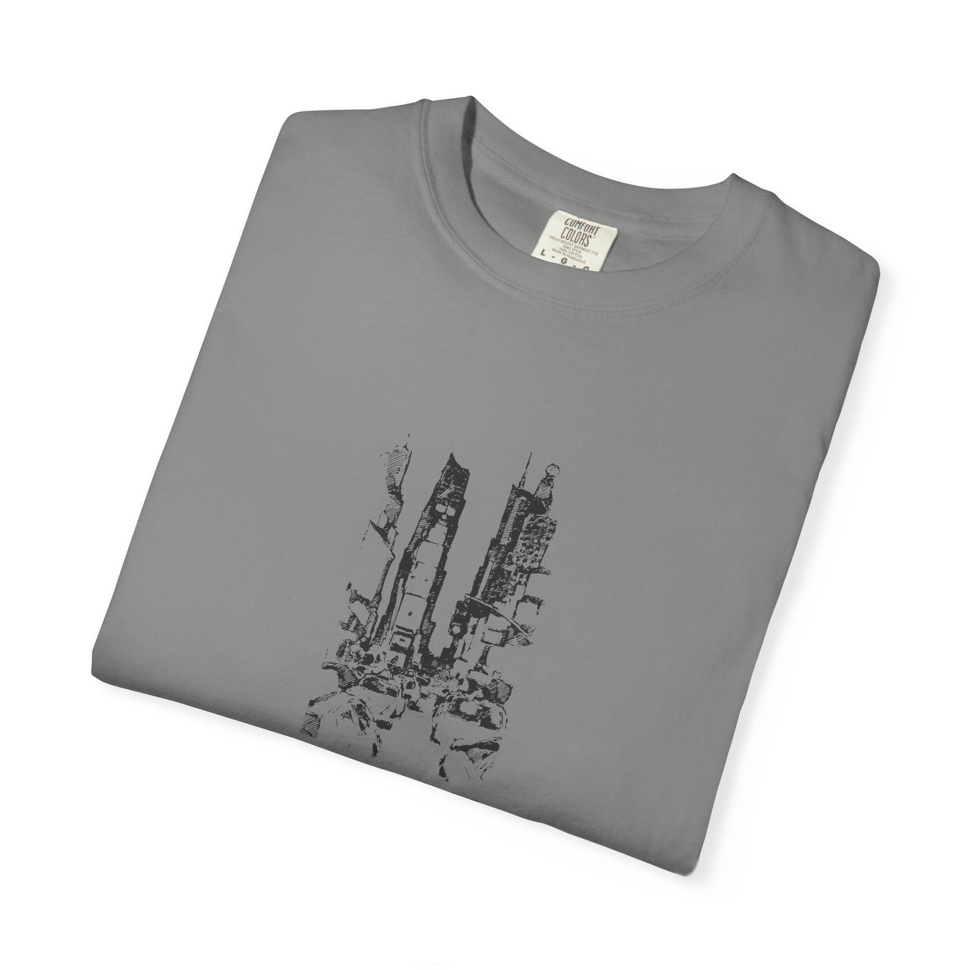T-Shirt — Minimal Desert Cactus Sketch Tee (I Paint Smallcaps)