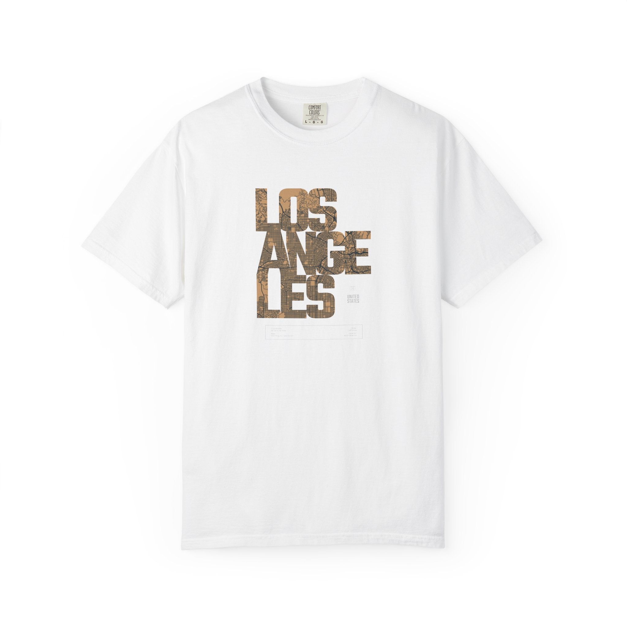 Los Angeles Camo Text T-Shirt — City Graphic Tee