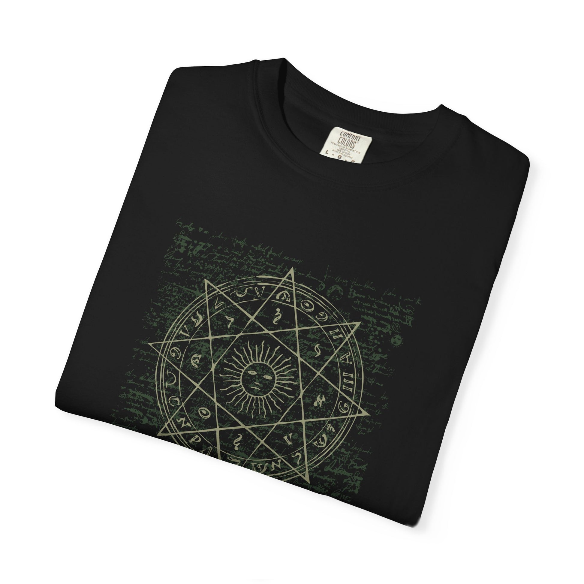 Sacred Geometry Star T-Shirt — Mystic Mandala Graphic Tee